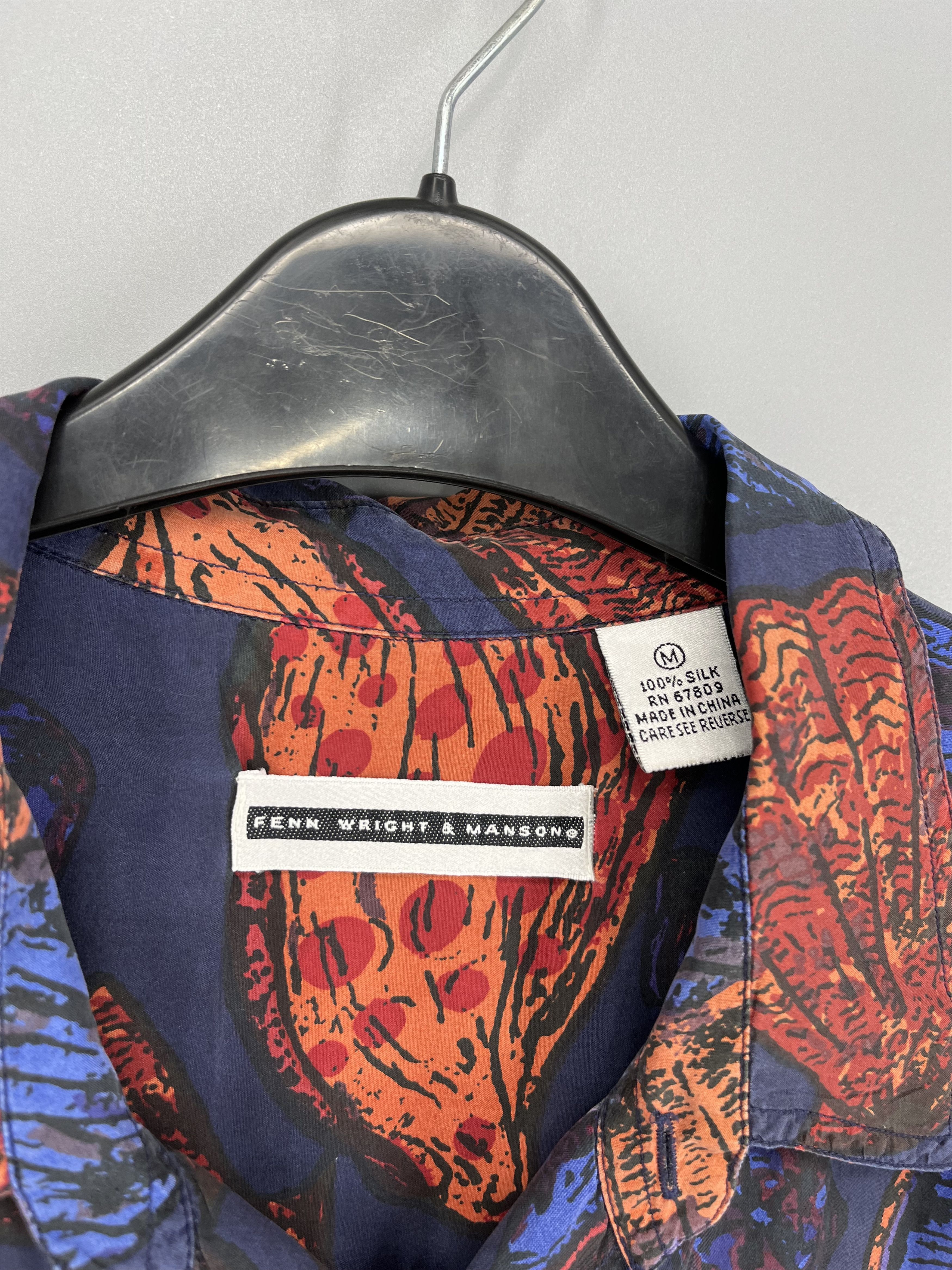 Vintage Vintage Y2K 100% silk Art Streetwear Hawaiian Travis Scott Size US M / EU 48-50 / 2 - 6 Thumbnail