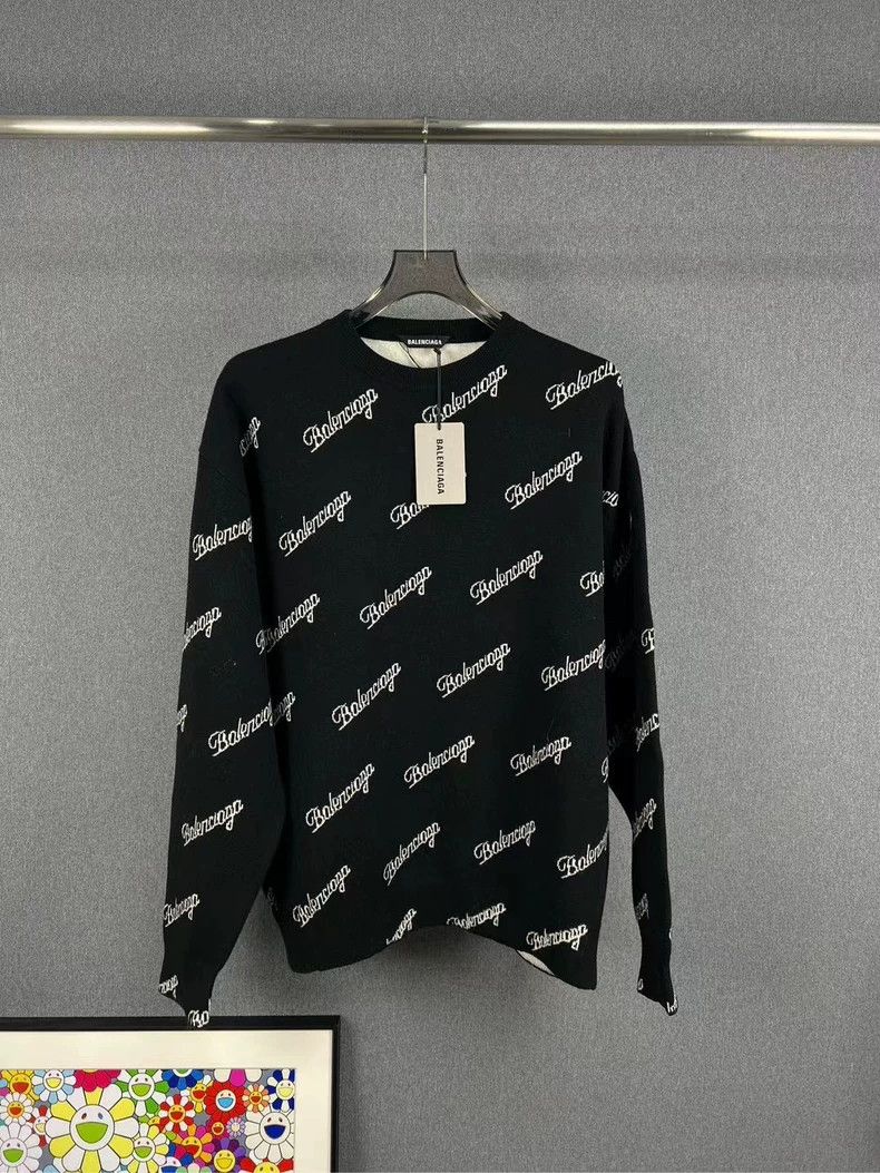 Balenciaga Balenciaga Graphic Knit Sweater Size S - dmc Size US S / EU 44-46 / 1 - 1 Thumbnail