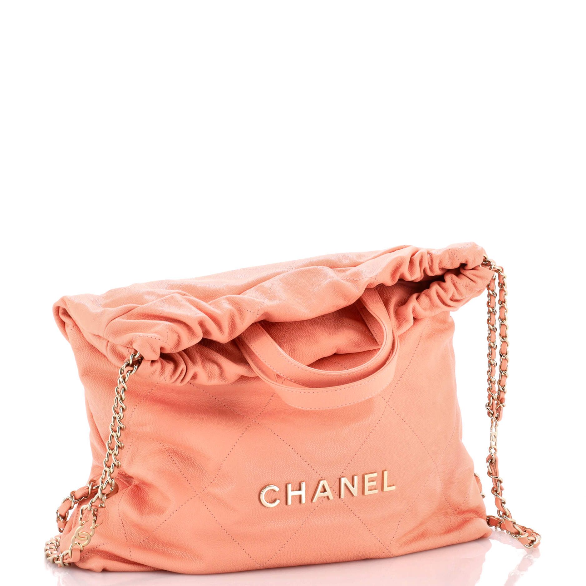 Chanel 22 Chain Backpack Quilted Caviar Large Size ONE SIZE - 1 Thumbnail