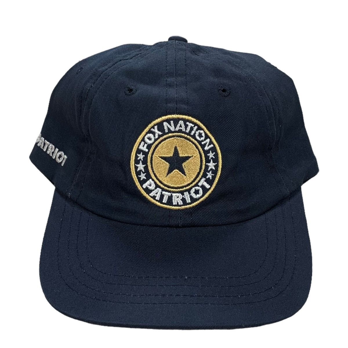 Vintage Fox Nation Patriot Navy Blue Embroidered Strapback Hat Size ONE SIZE - 1 Thumbnail
