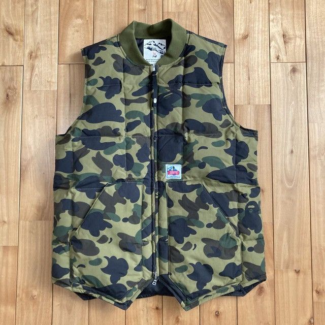 Bape BAPE Puffer Down Vest 1st camo green a bathing ape NIGO Size US M / EU 48-50 / 2 - 1 Thumbnail