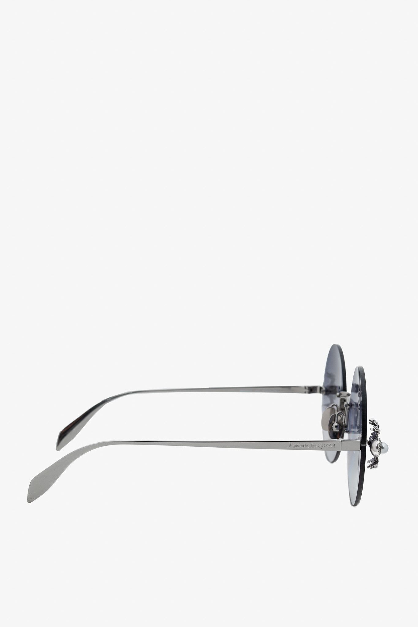 Alexander McQueen Alexander McQueen AM0207S Spider-Embellished Sunglasses Size ONE SIZE - 4 Thumbnail