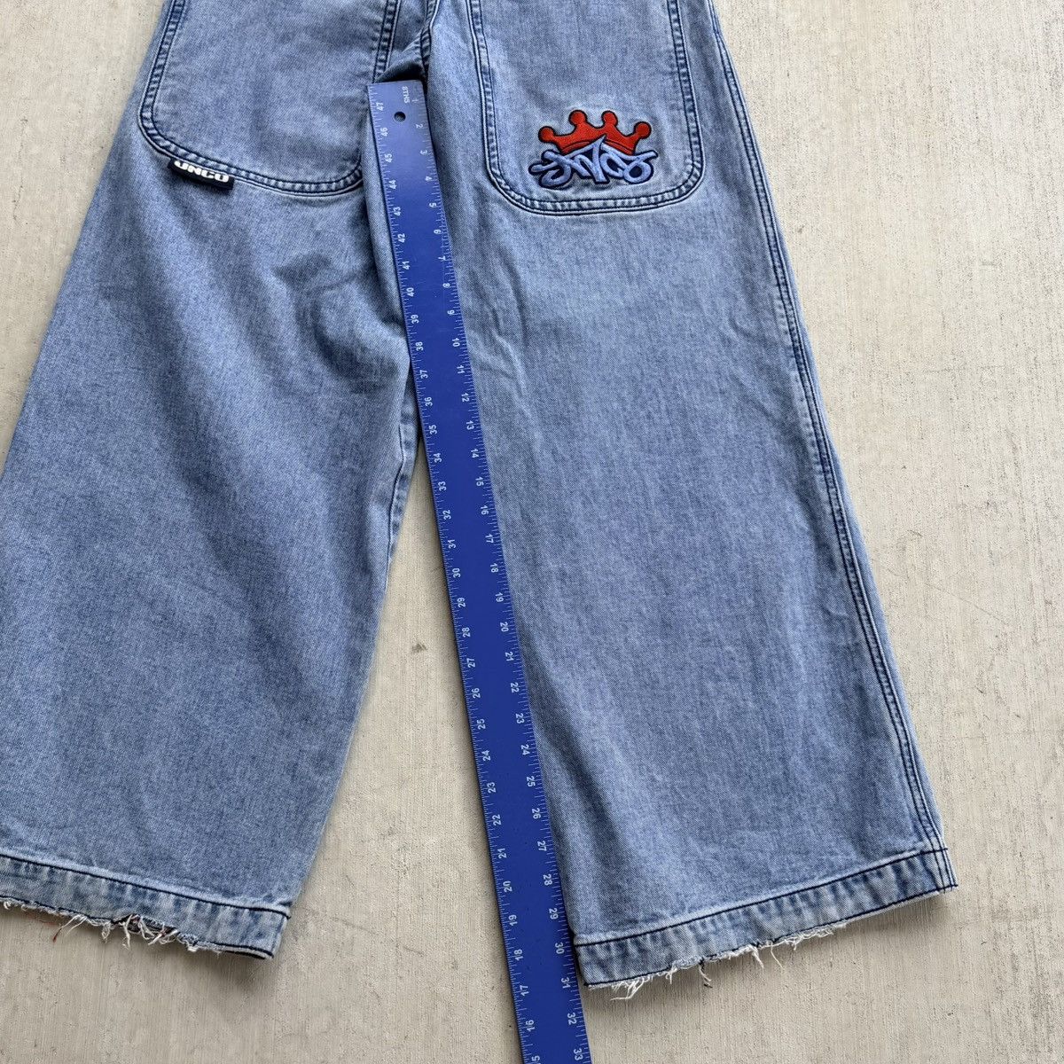 JNCO Vintage JNCO Twin Cannons Jeans 32x32 90s Baggy Wide Leg Size US 32 / EU 48 - 12 Thumbnail