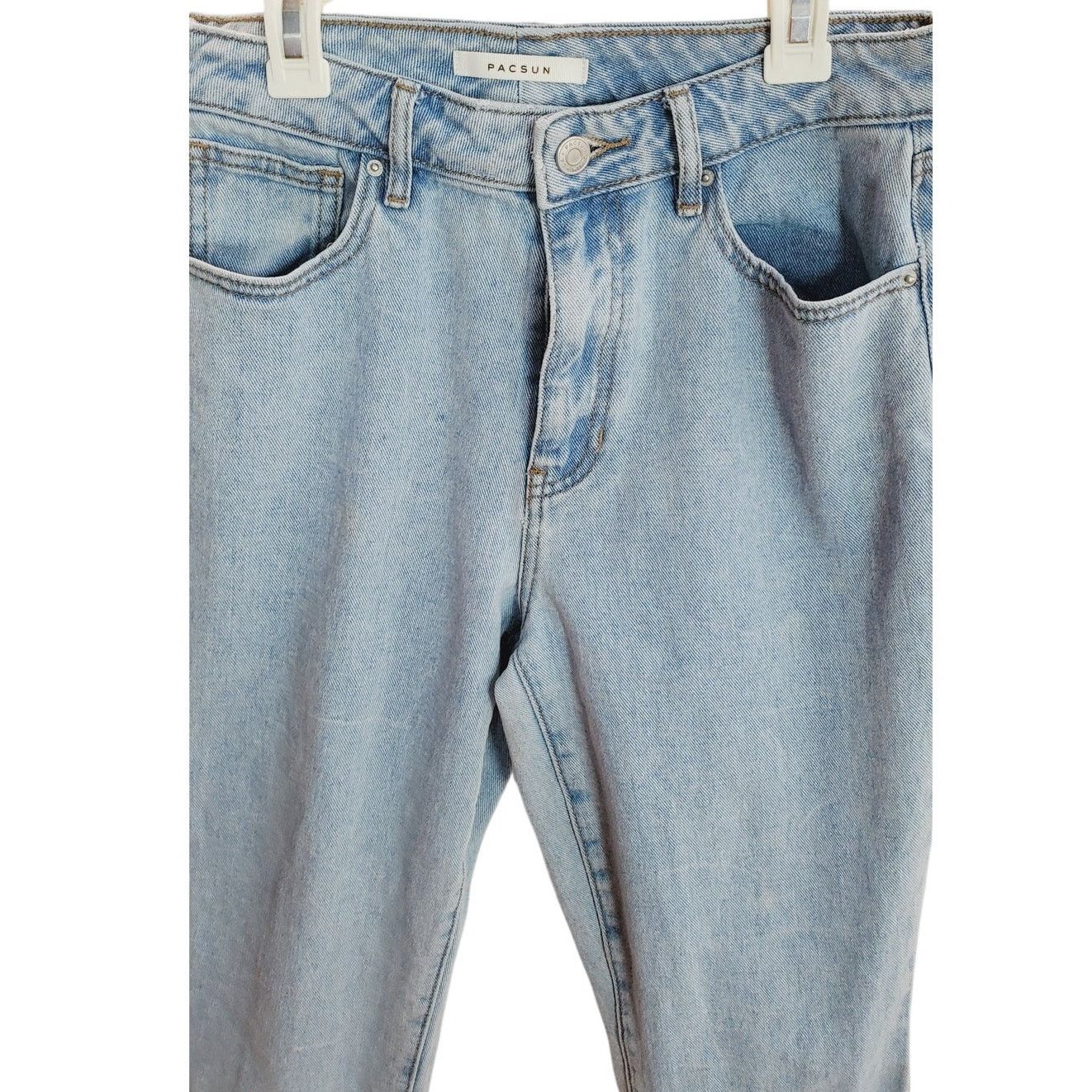 Pacsun PacSun Light Wash Mom Jeans 27 Size 27" / US 4 / IT 40 - 3 Thumbnail