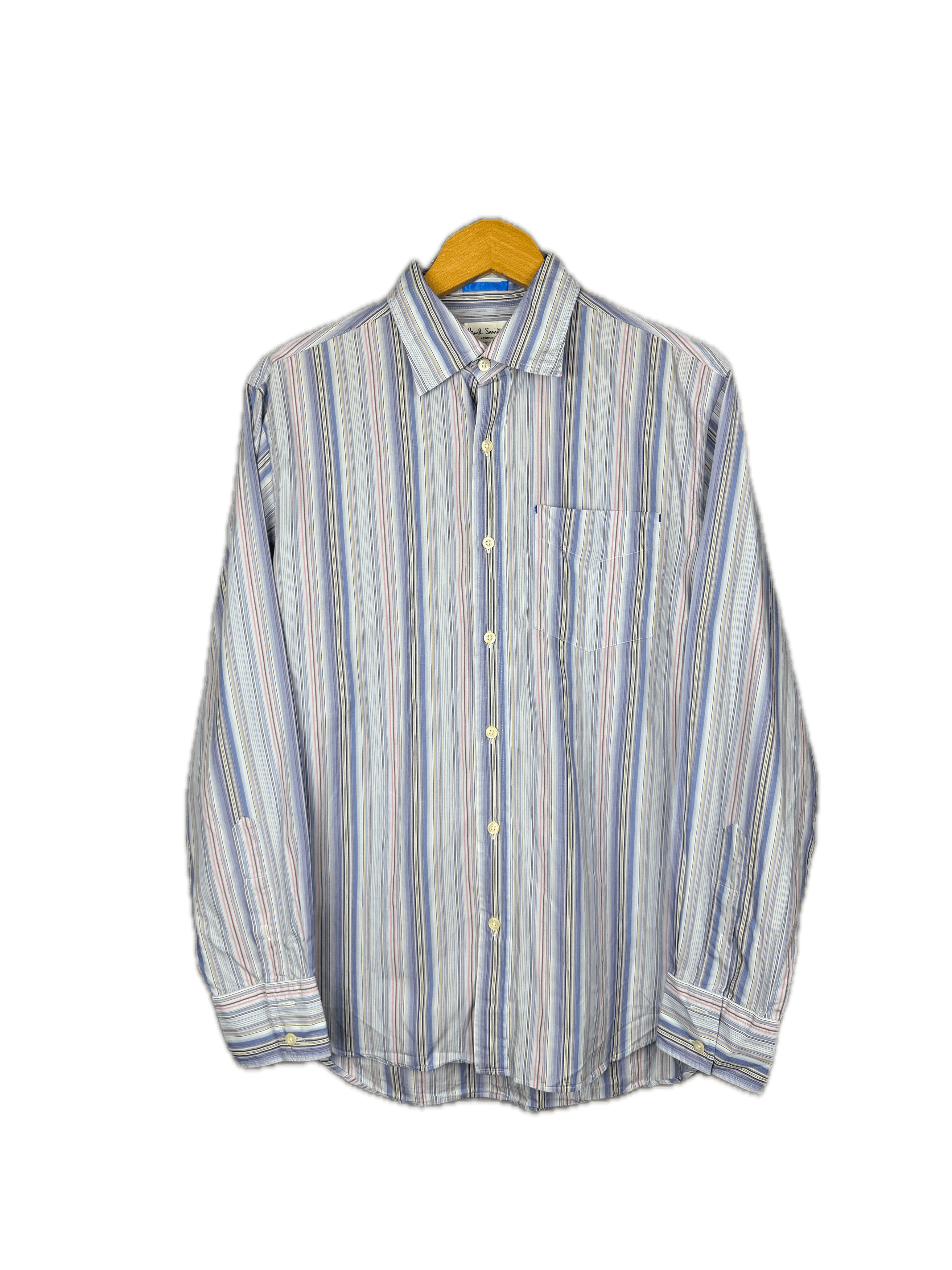 Paul Smith Paul Smith Striped Shirt Long Sleeve Multicolour Flannel Size US L / EU 52-54 / 3 - 1 Thumbnail