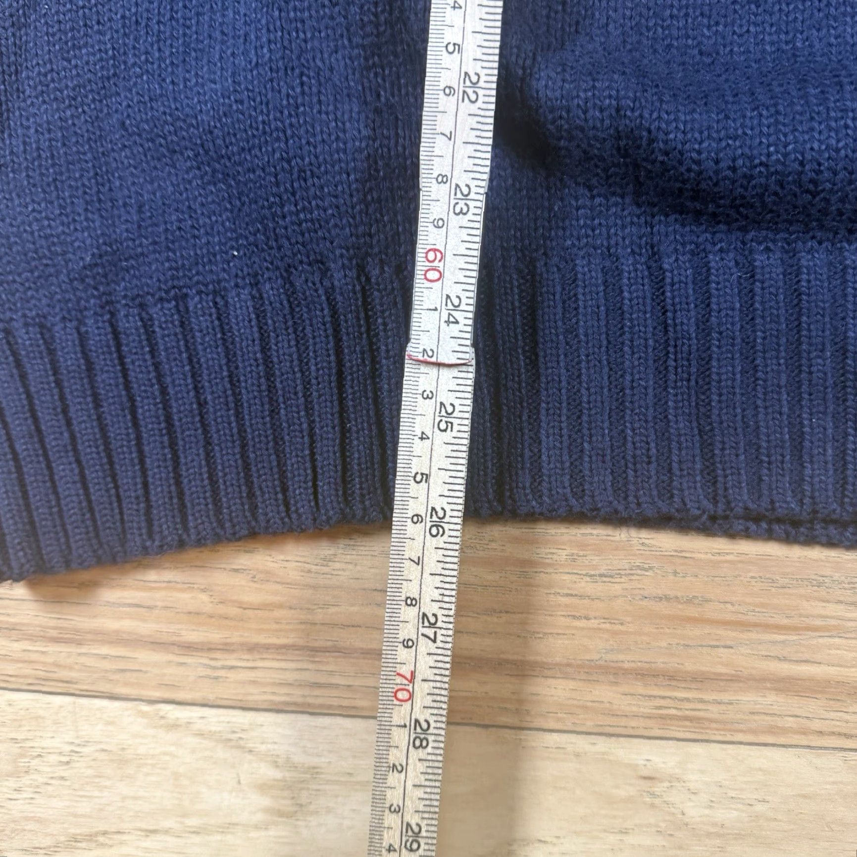 Ralph Lauren VINTAGE Ralph Lauren Sweater Mens XXL Blue V-Neck Cinched Polo Size US XXL / EU 58 / 5 - 8 Thumbnail