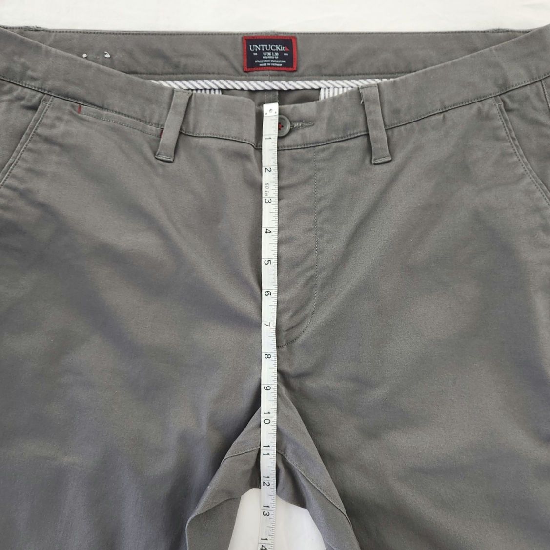 UNTUCKit Untuckit Relaxed Fit Gray Pants W36 L30 Size US 36 / EU 52 - 5 Thumbnail