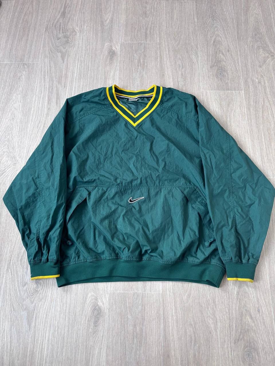 Nike × Vintage Vintage Nike neylon jacket 90s rare men’s Size US XL / EU 56 / 4 - 1 Thumbnail