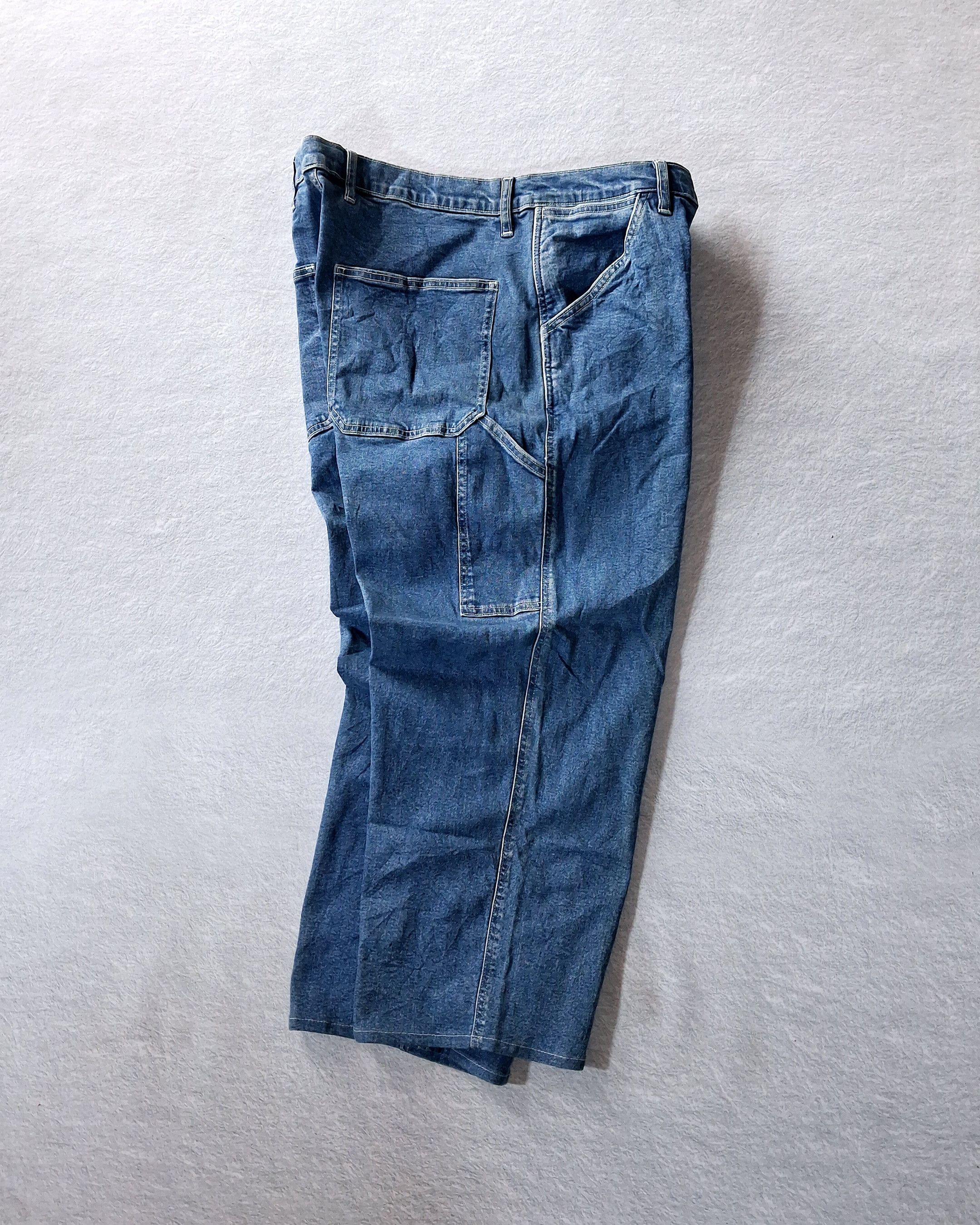 Uniqlo UNIQLO CARPENTER DENIM BLUE JEANS Size US 39 - 7 Thumbnail