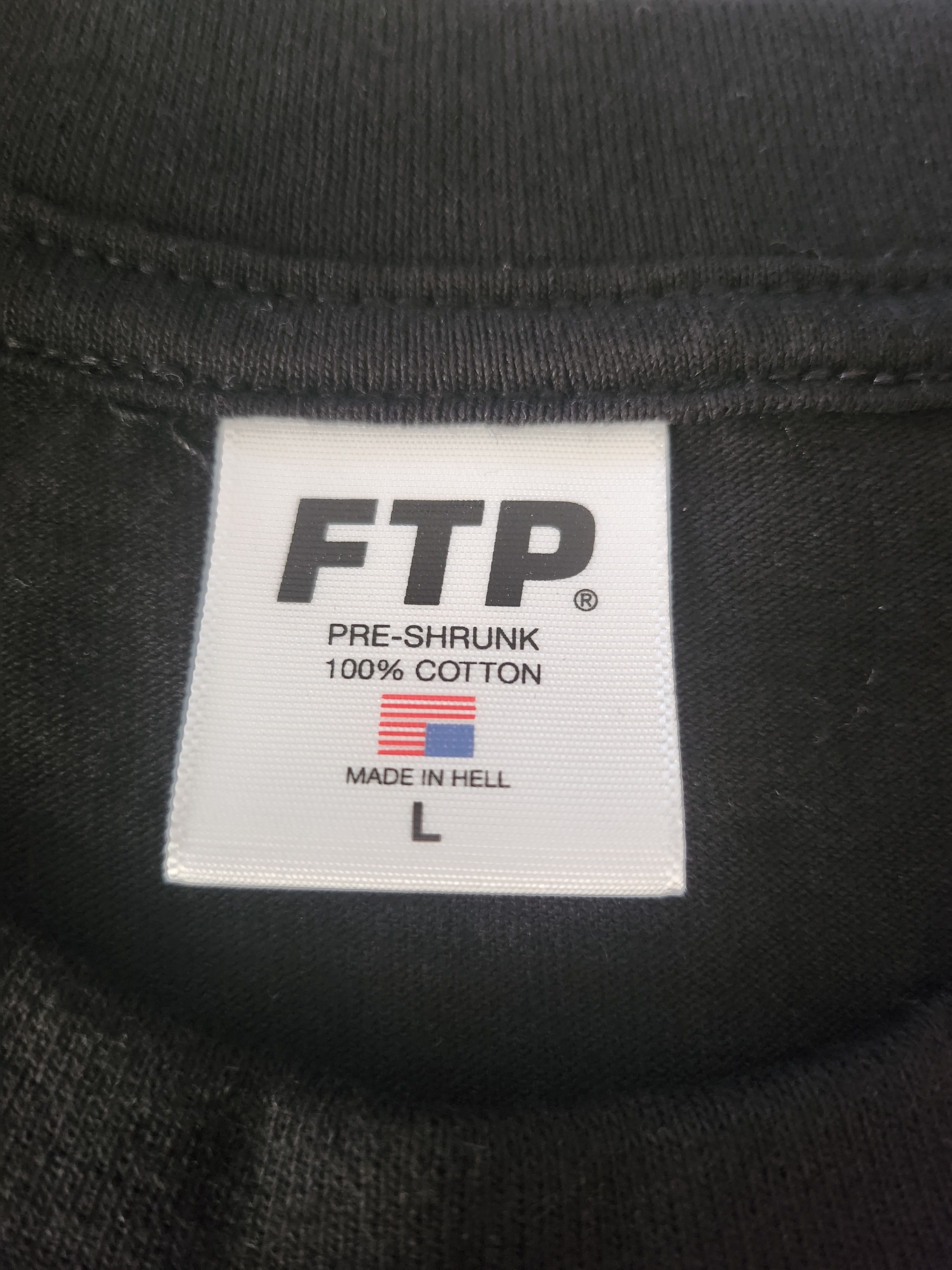 Fuck The Population FTP Slap Logo Tee Size US L / EU 52-54 / 3 - 2 Thumbnail