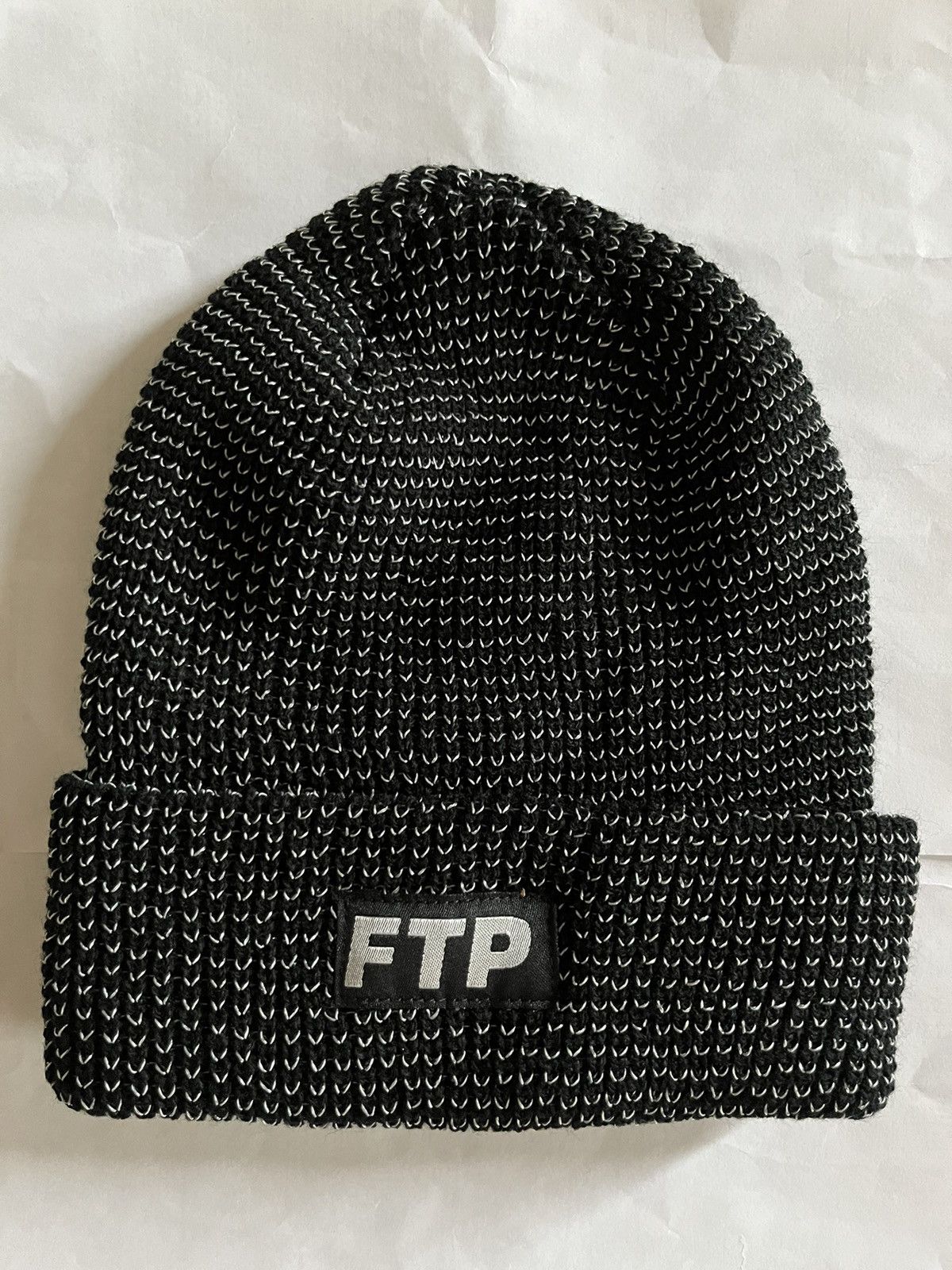 Fuck The Population FTP reflective knit beanie Size ONE SIZE - 1 Thumbnail