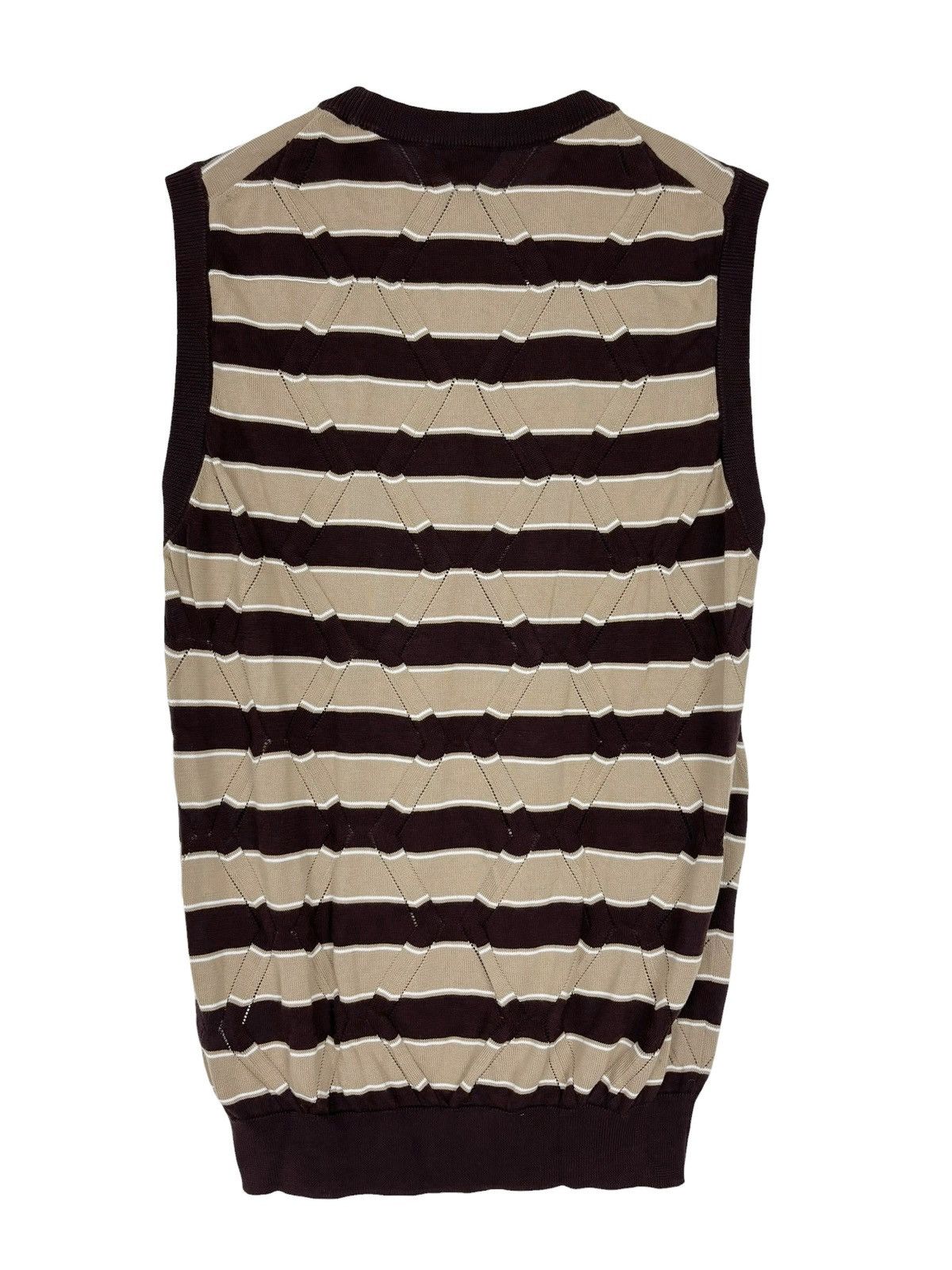Dior S/S 2018 Sample Knit Sweater Vest (SS18, Homme) Size US M / EU 48-50 / 2 - 2 Thumbnail