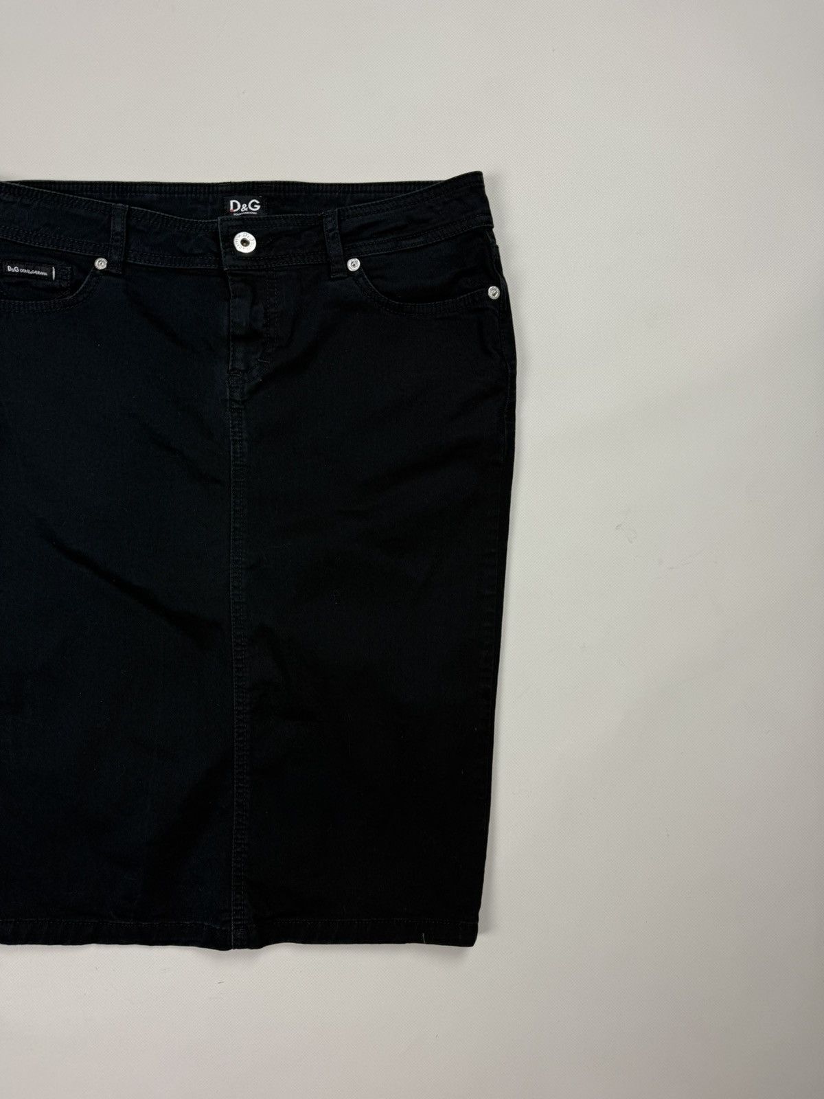 Dolce & Gabbana Dolce & Gabbana Vintage Y2K Metalo Logo Ladies Pencil Skirt Size 27" / US 4 / IT 40 - 3 Thumbnail