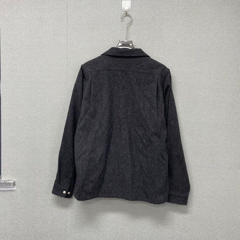 Visvim Visvim 23aw new black wool tweed long sleeve shirt-2506 Size US XL / EU 56 / 4 - 2 Thumbnail