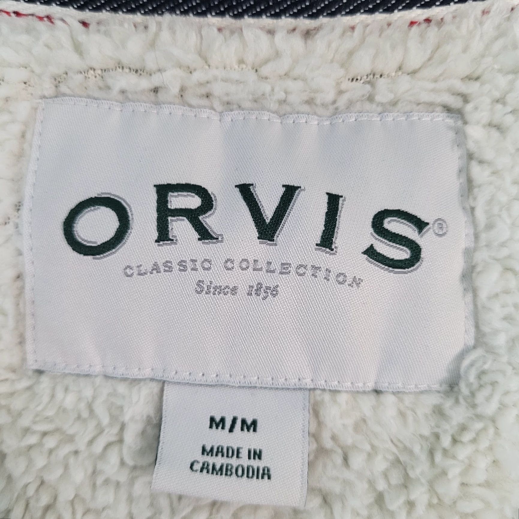 Orvis Orvis Grey Classic Collection Sherpa Lined 1/4 Zip Pullover Jacket Size M Men Medium Size US M / EU 48-50 / 2 - 3 Thumbnail