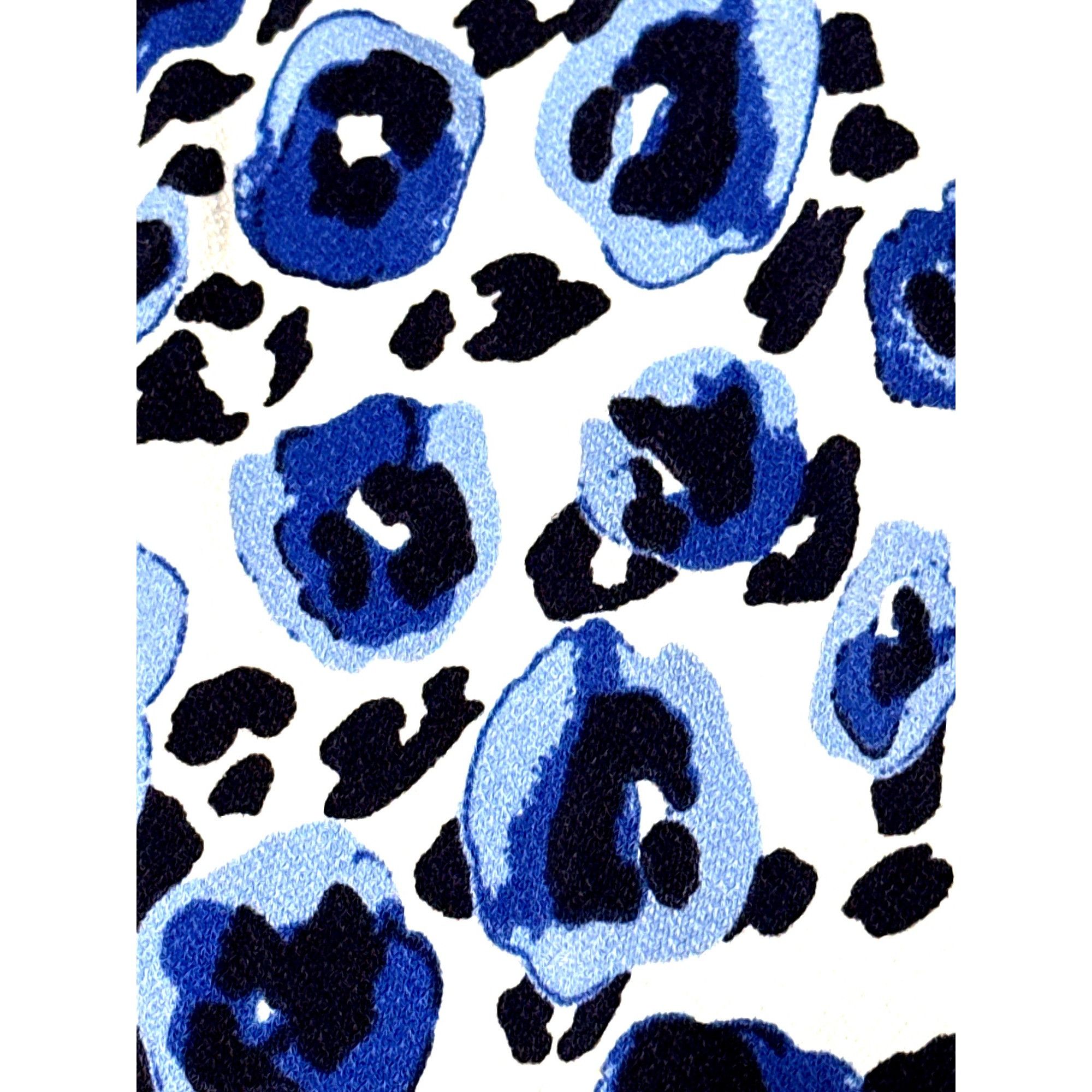 Other 41 Hawthorn Small Blue Black Abstract Leopard Print Wrap Blo Size S / US 4 / IT 40 - 12 Thumbnail