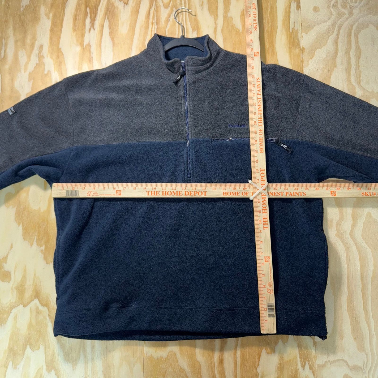 Reebok Vintage Y2K reebok 2000s embroider 1/2 zip fleece sweatshirt Size US L / EU 52-54 / 3 - 5 Thumbnail