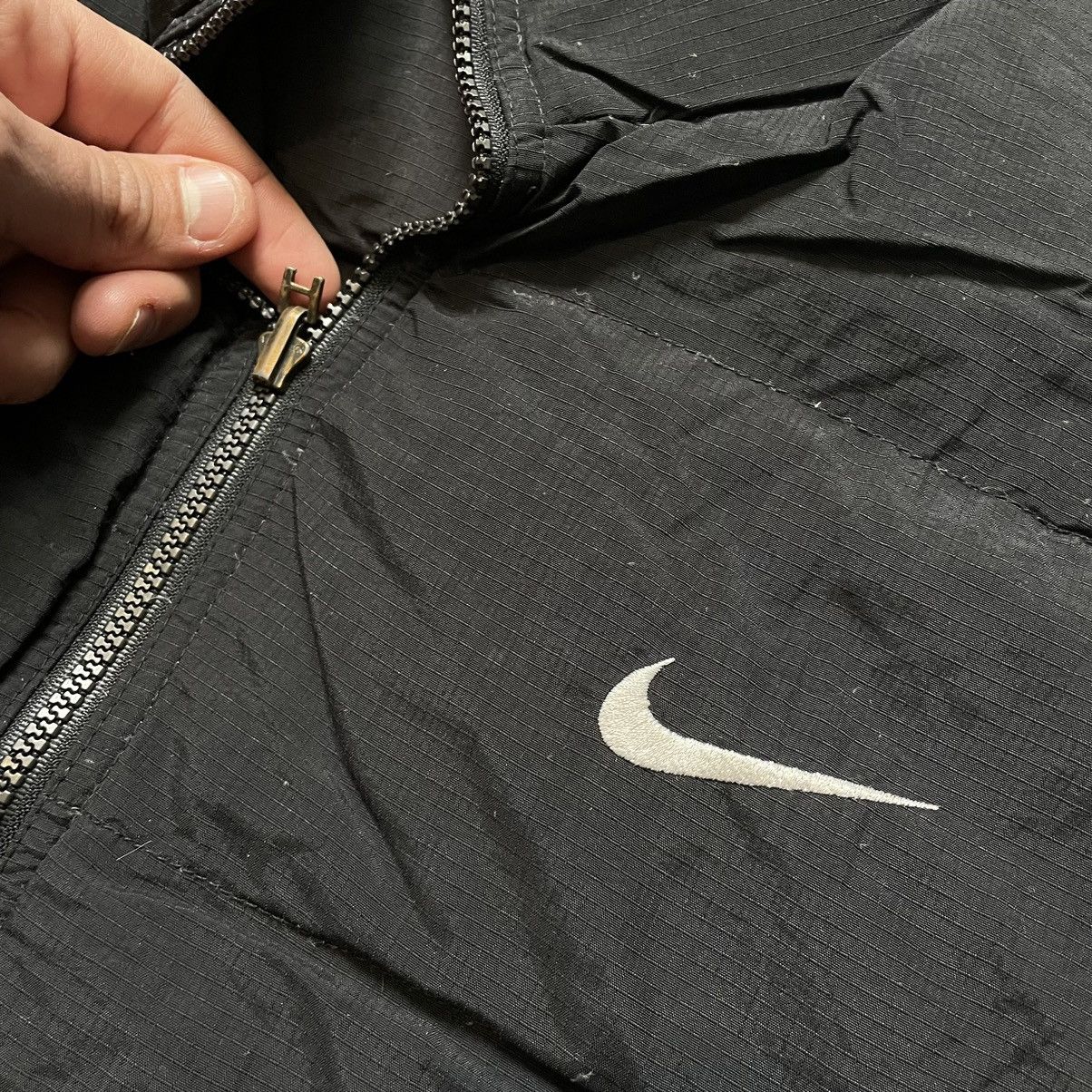 Japanese Brand × Nike GRAIL RARE BOMBER PUFFER DOWN JACKET NIKE BIG SWOOSH 80s 90s Size US L / EU 52-54 / 3 - 8 Thumbnail