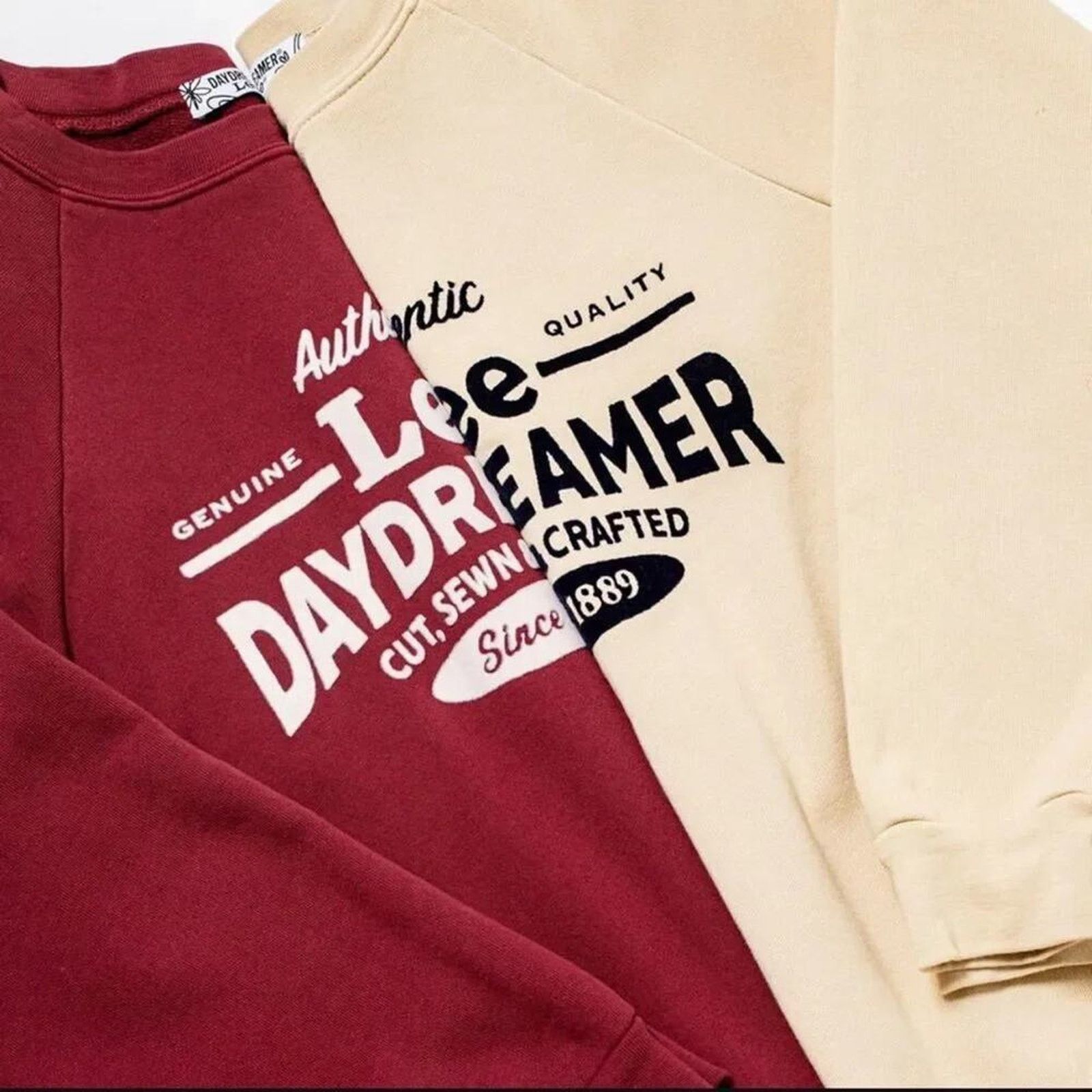Daydreamer DAYDREAMER x LEE Genuine Quality Sweatshirt in Khaki Size M Size M / US 6-8 / IT 42-44 - 10 Thumbnail