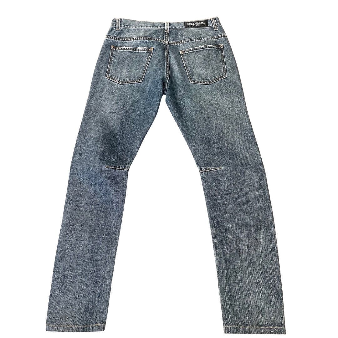 Balmain Balmain Decarnin SS/11 Pinch Knee Jeans Size US 29 - 2 Thumbnail