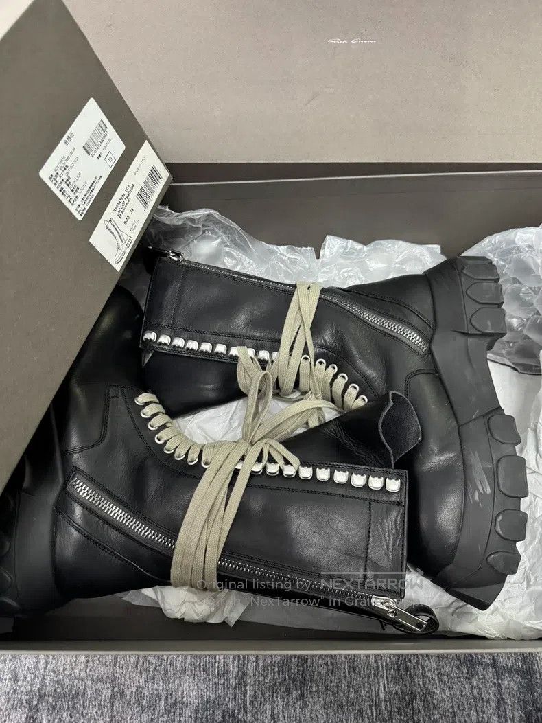 Rick Owens Rick Owens Octopus Strap Military Boots Size US 6 / EU 39 - 8 Thumbnail