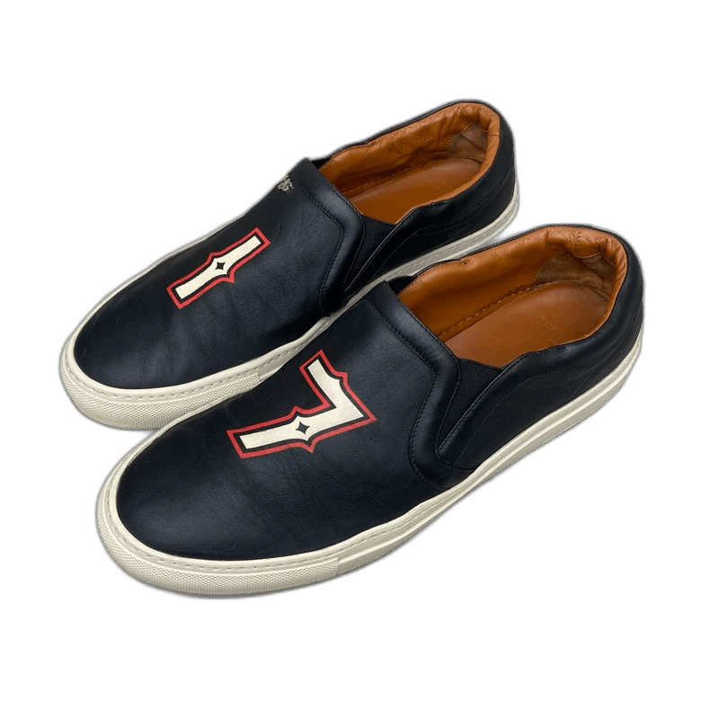 Givenchy Givenchy Black Slip-On Shoes with Logo Size US 10 / EU 43 - 1 Thumbnail