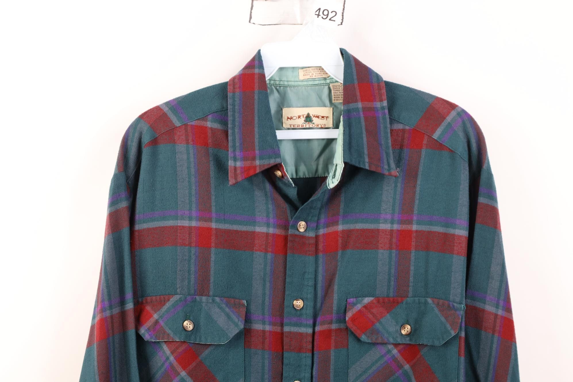 Vintage Vintage 80s 90s Streetwear Pocket Knit Collared Button Shirt Size US M / EU 48-50 / 2 - 2 Thumbnail