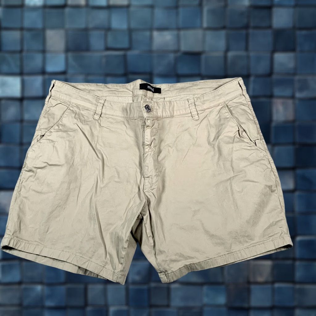 Mavi Mavi Nate Shorts Mens 32 Chino Cotton Stretch Flat Front Beige Khaki Casual 8 Inseam M0410096 Size US 32 / EU 48 - 1 Thumbnail