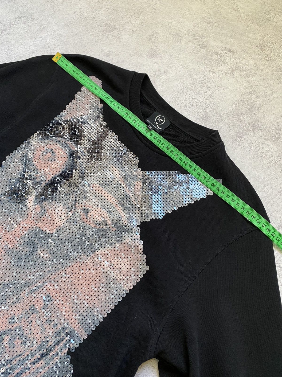 Alexander McQueen Alexander Mcqueen Sequin Sweatshirt Dress Size S Size S / US 4 / IT 40 - 13 Thumbnail