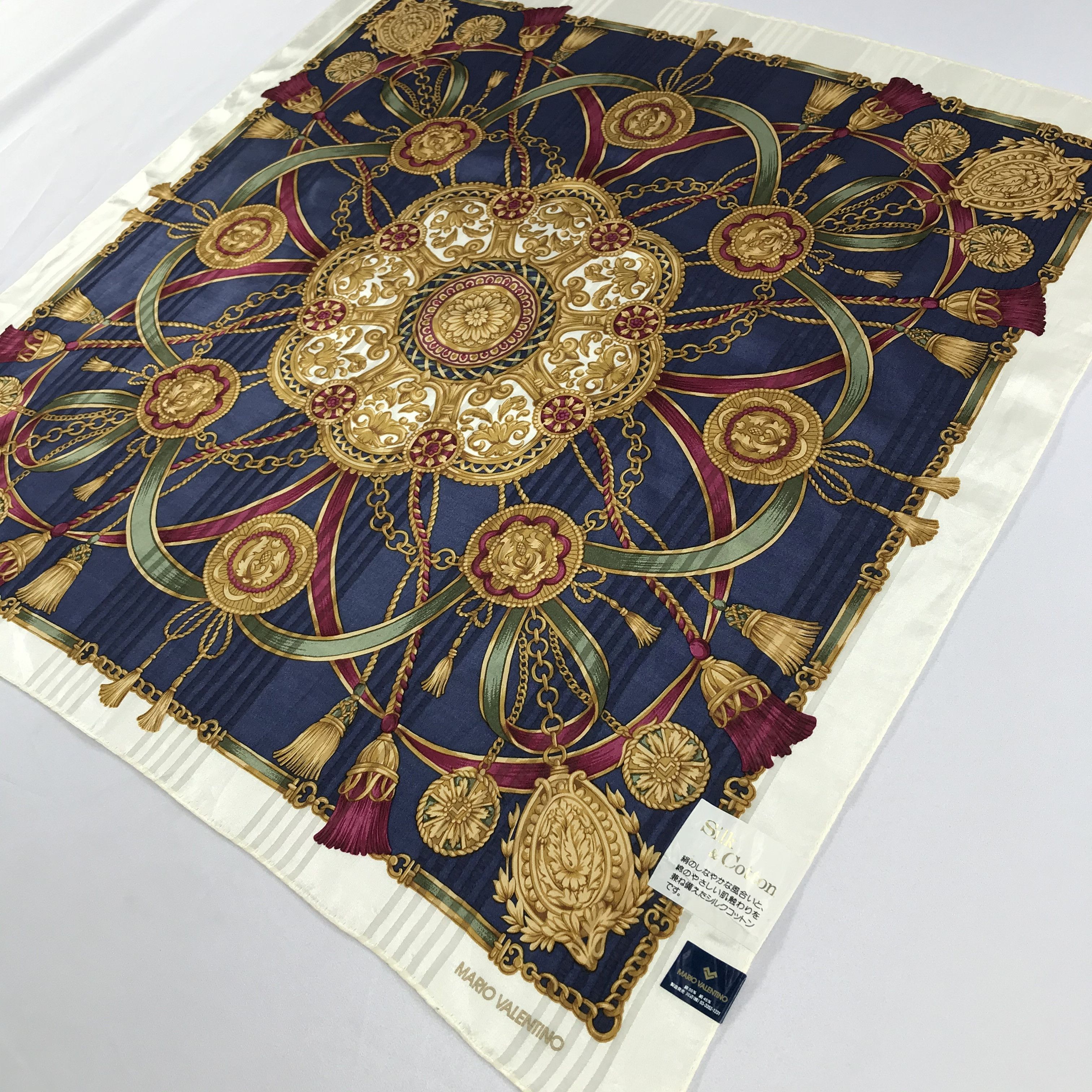 Mario Valentino Mario Valentino Handkerchief Neckerchief Bandana M91 Size ONE SIZE - 3 Thumbnail