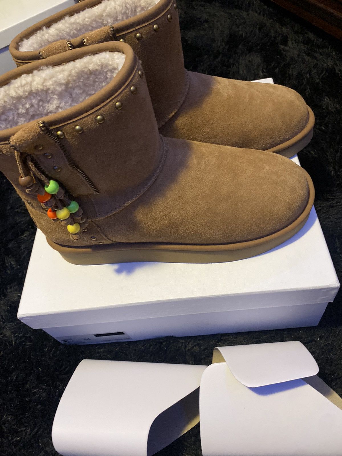 1199 Bazo1199 Surfer Beaded Ugg Boots Size US 11 / EU 44 - 6 Thumbnail