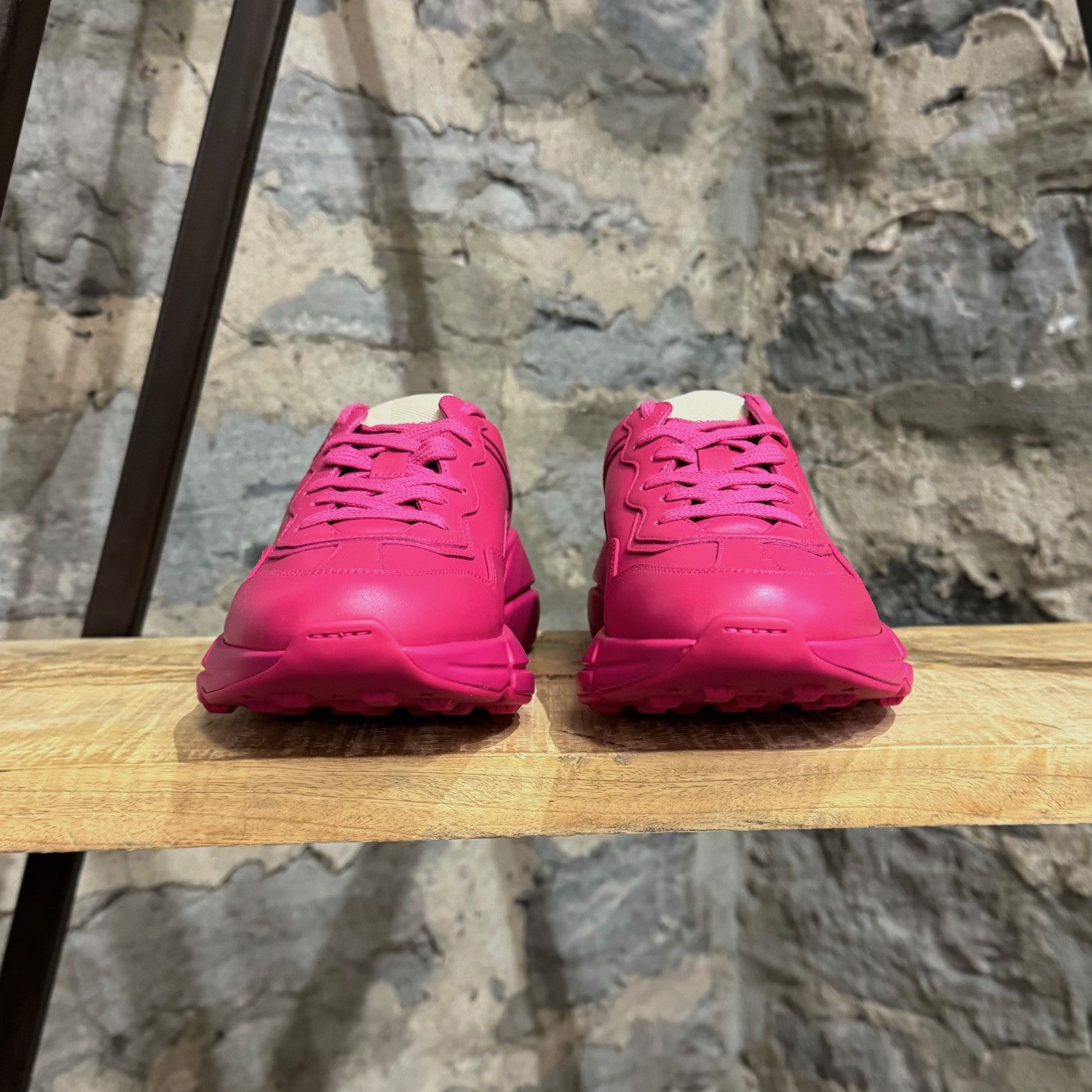Gucci Gucci Box Pink Logo Rhyton Chunky Sneakers Size US 8 / IT 38 - 3 Thumbnail