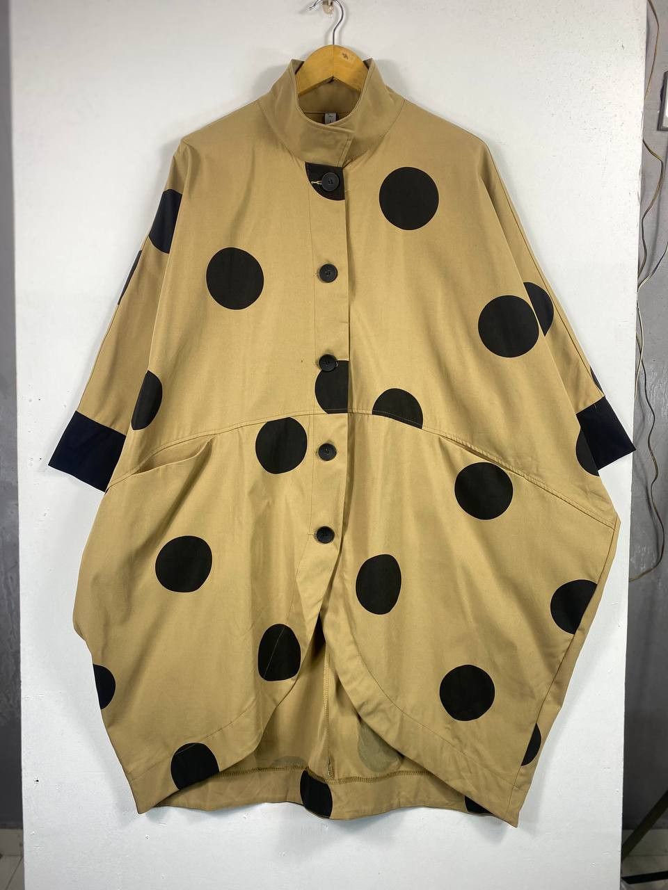japanese brand polkadot baggy jacket nice design