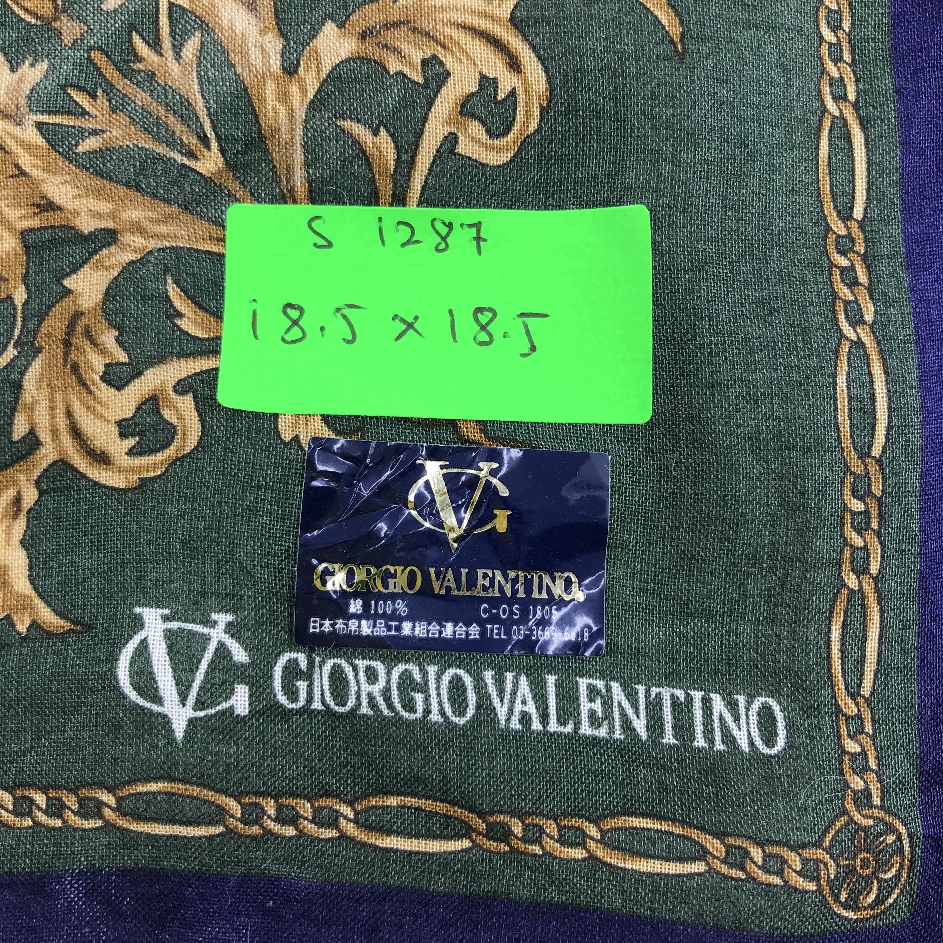 Vintage Giorgio Valentino Bandana / Handkerchief /Neckerchief -S1287 Size ONE SIZE - 6 Thumbnail