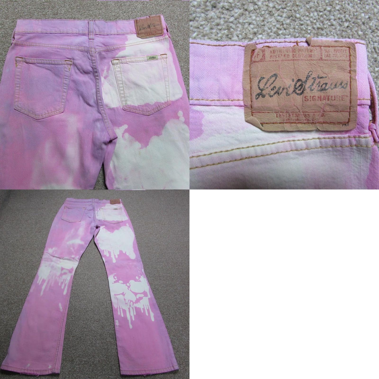 Vintage WOMENS UP-CYCLED REGULAR FIT BOOTCUT LEG STRETCH JEANS W28 / L34 Size 32" / US 10 / IT 46 - 8 Thumbnail