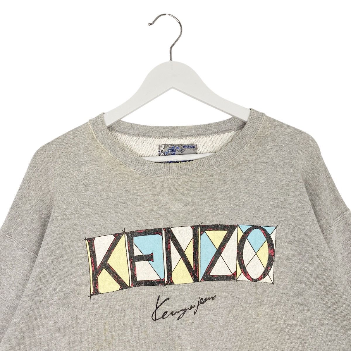 Other Vintage Jeans Kenzo Big Printed Crewneck Sweatshirt Size L Size US L / EU 52-54 / 3 - 4 Thumbnail