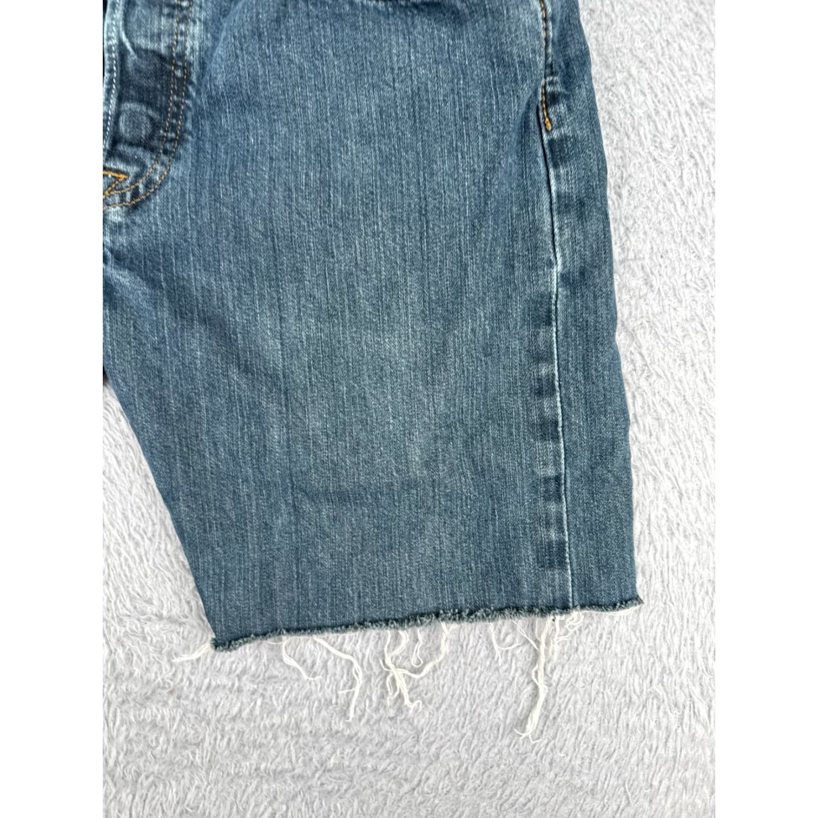Levi's Levi's Women's Shorts 28 Denim Mid Rise Cut-Off Cotton Blend Casual Summer 90s Style Blue Womens Size 28" / US 6 / IT 42 - 2 Thumbnail