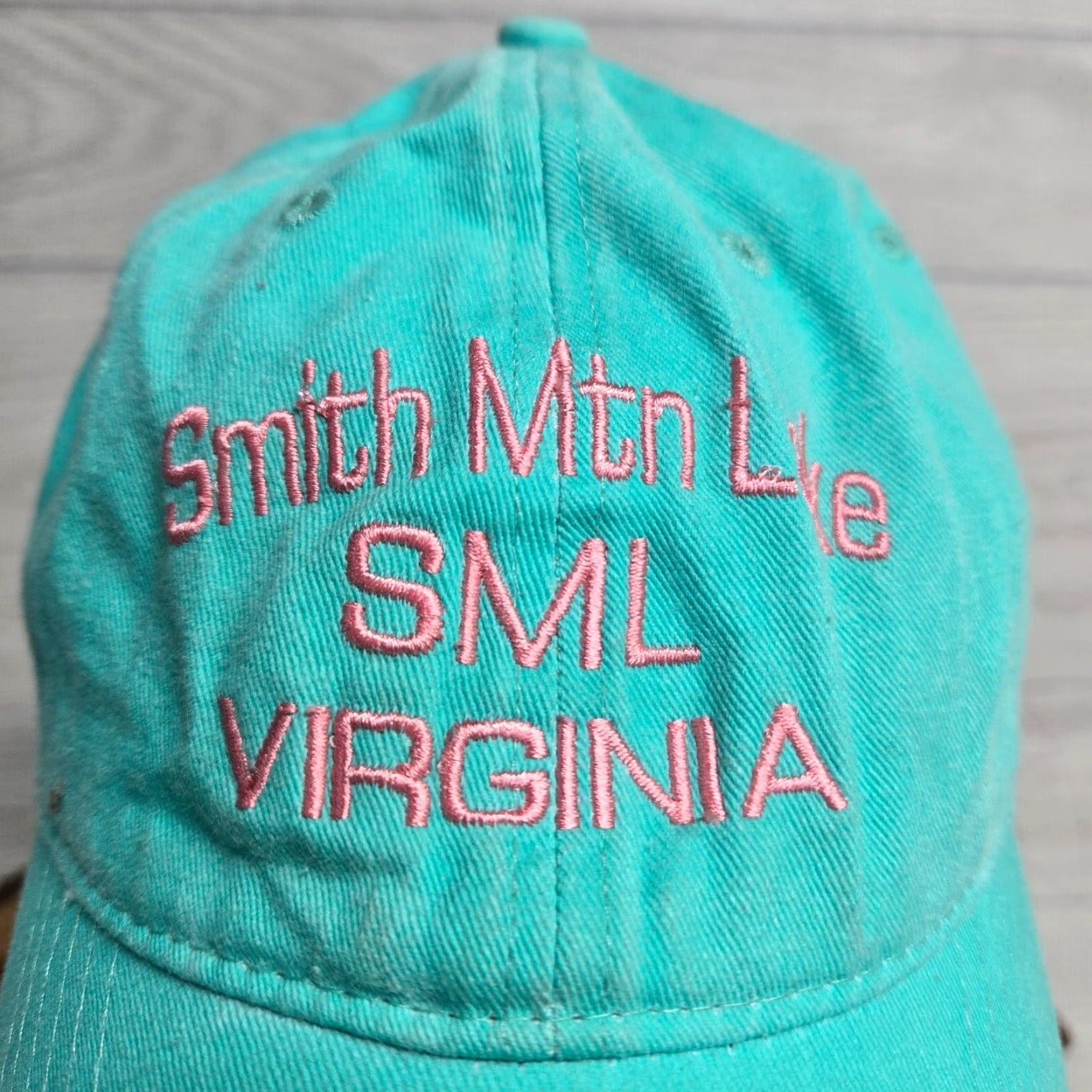 Vintage VINTAGE Virginia Lake Unisex Adult Baseball Cap Hat Adjustable Blue 90s Size ONE SIZE - 2 Thumbnail