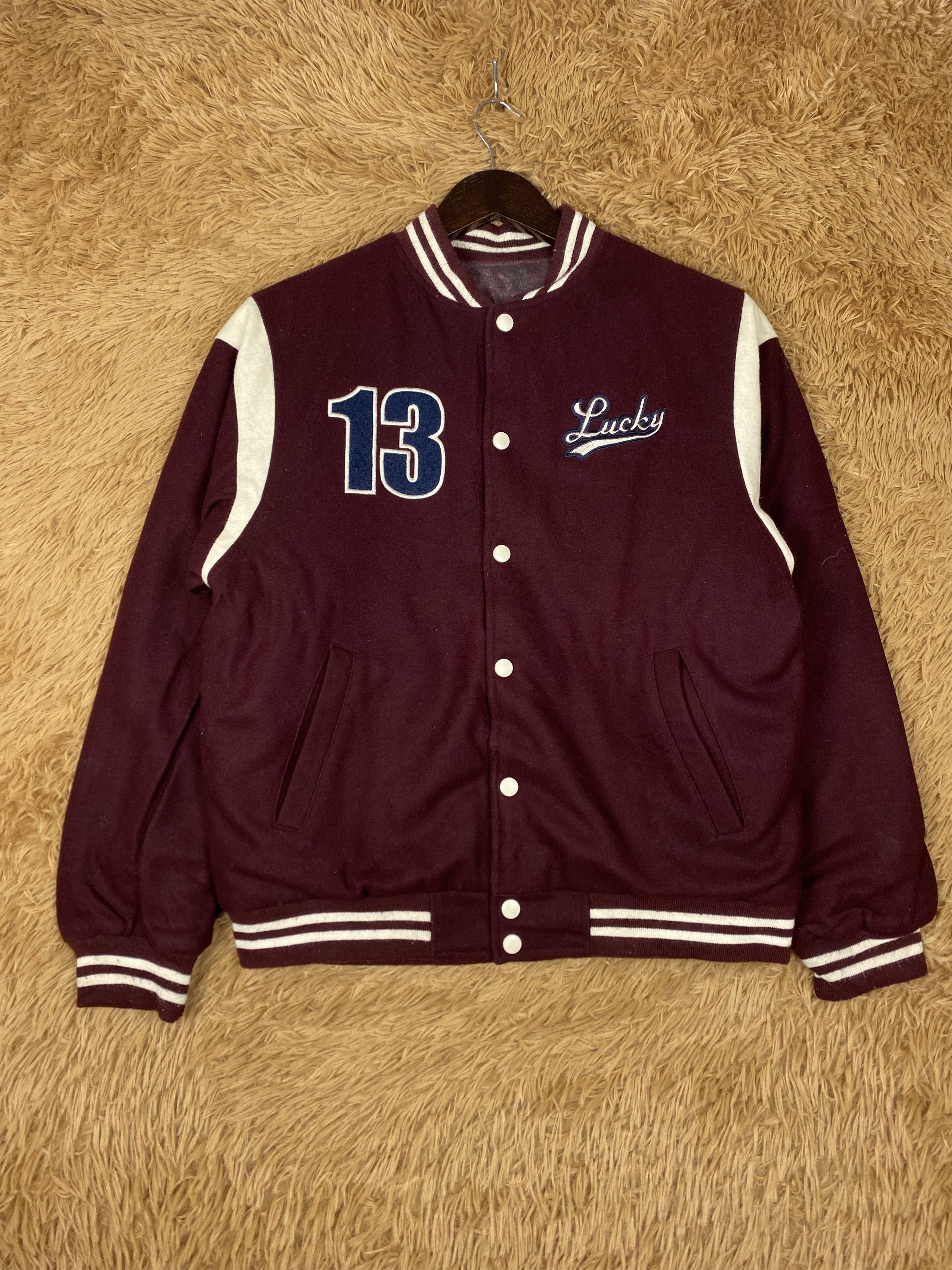 Lucky Brand Vintage Lucky Brand Varsity Jacket DJ0401 Size US S / EU 44-46 / 1 - 1 Thumbnail