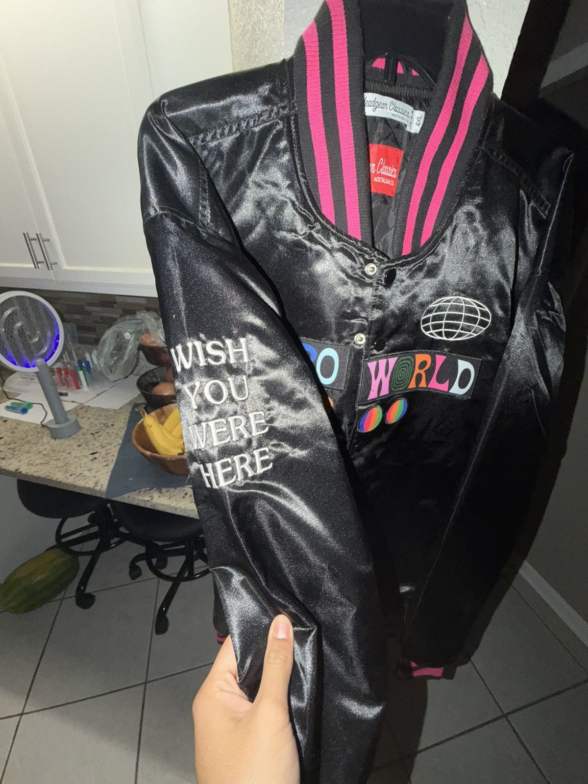 Travis Scott Astroworld Varsity Jacket Size US XXL / EU 58 / 5 - 3 Thumbnail