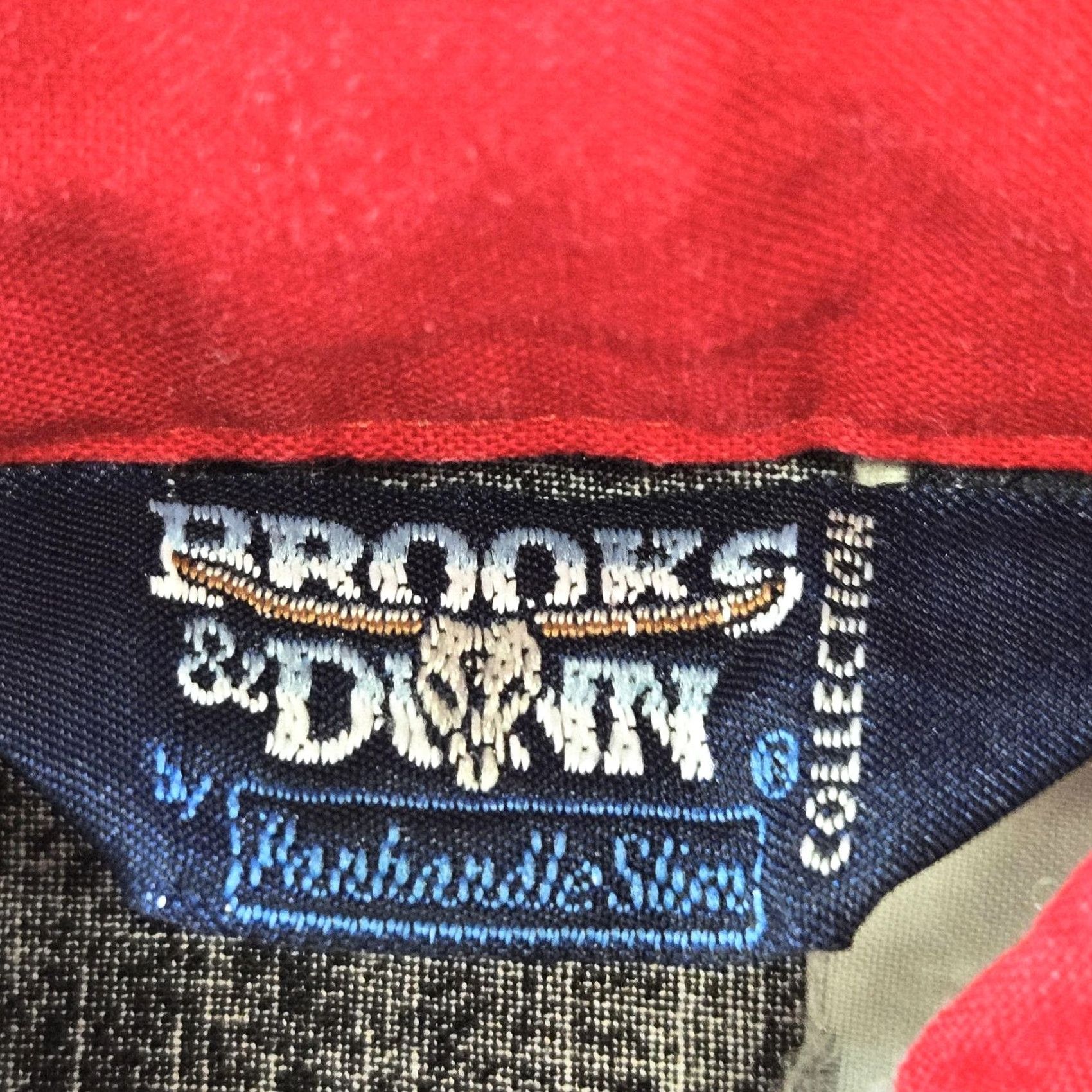 Brooks VINTAGE Brooks & Dunn Shirt Mens S Red Check Long Sleeve Button Up Regular Fit Cotton Size US S / EU 44-46 / 1 - 7 Thumbnail