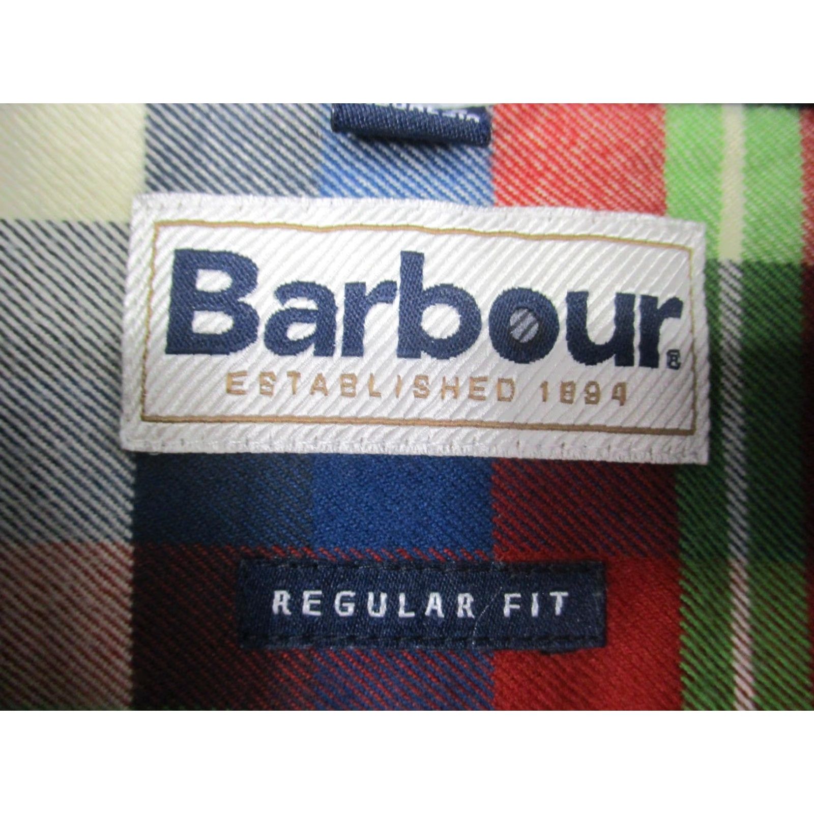 Barbour Barbour Shirt Mens Large Blue Plaid Button-Down Cotton Long Sleeve Size US L / EU 52-54 / 3 - 4 Thumbnail