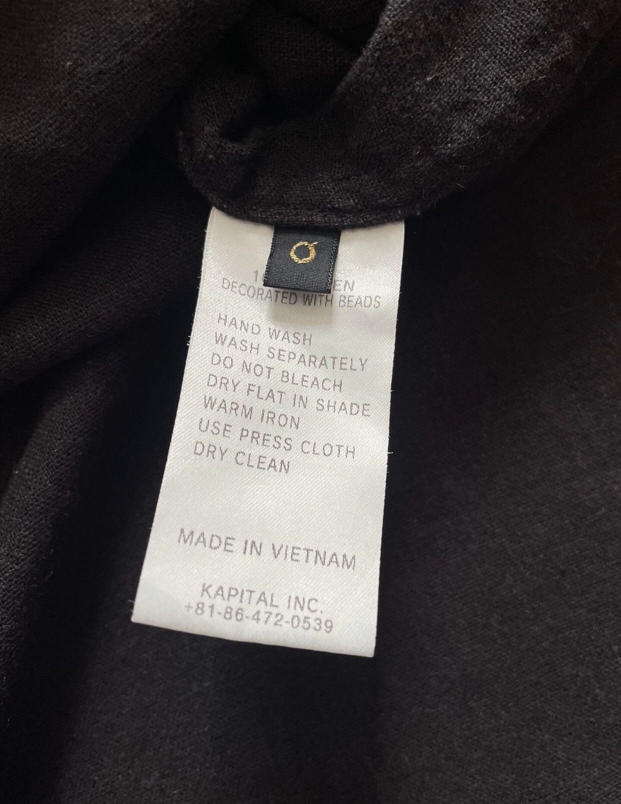 Kapital Kapital Hirata Kazuhiro Rare Ethnic Cotton and Hemp Shirt Size XS / US 0-2 / IT 36-38 - 8 Thumbnail
