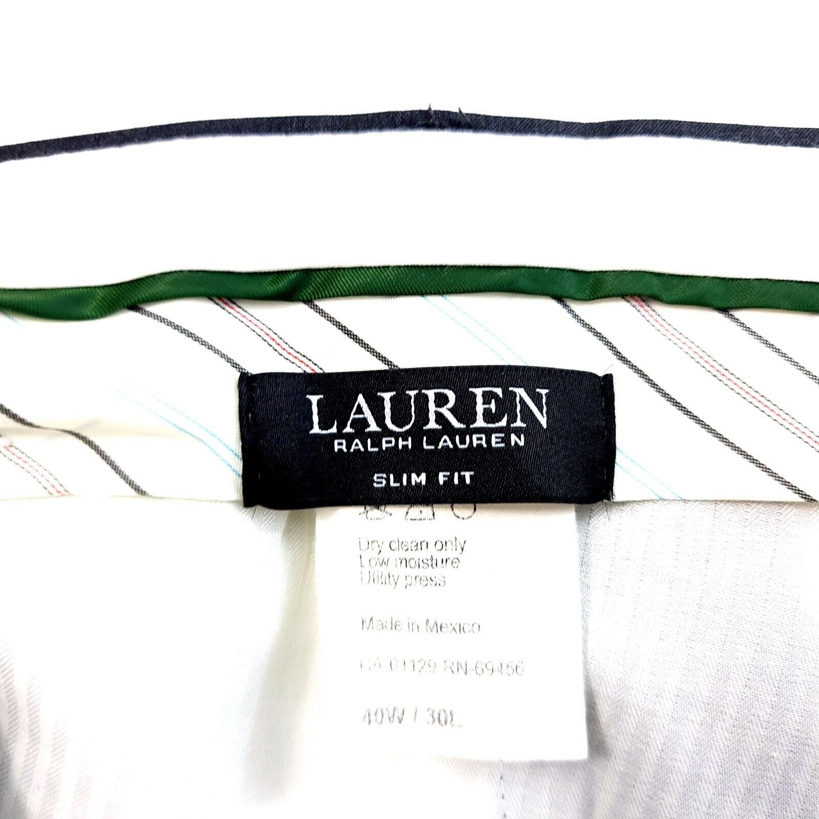 Lauren Ralph Lauren Lauren Ralph Lauren Slim Fit Wool Gray Flat Front Dress Pant Size 40R - 6 Thumbnail
