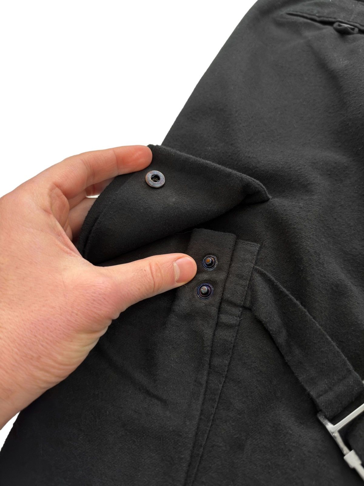 Helmut Lang Sz50 Bondage 2004 Strap Cargo Felted Cotton Trouser Size US 34 / EU 50 - 10 Thumbnail