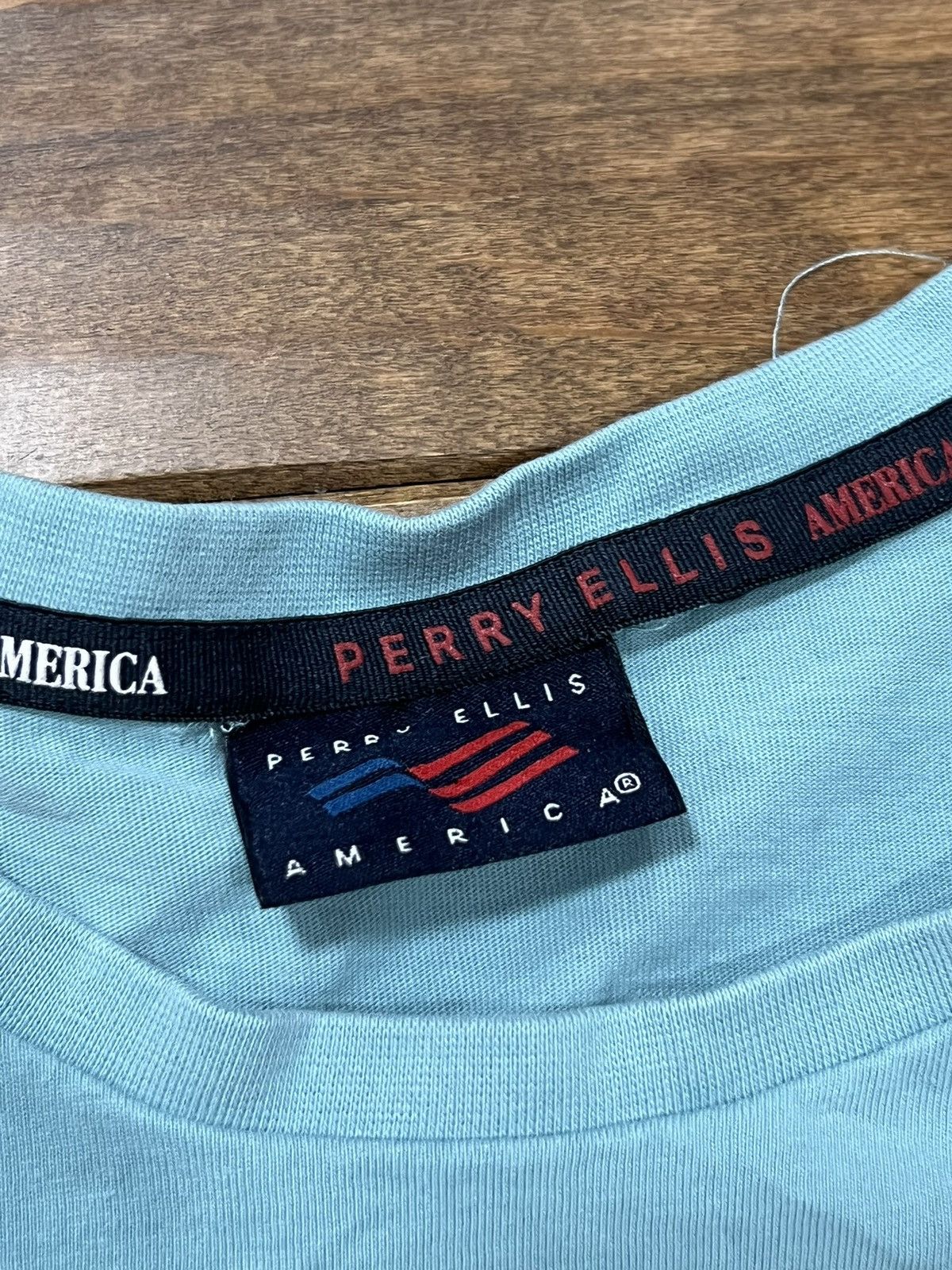 Perry Ellis × Vintage Vintage Rare Perry Ellis Shirt Size US L / EU 52-54 / 3 - 6 Thumbnail