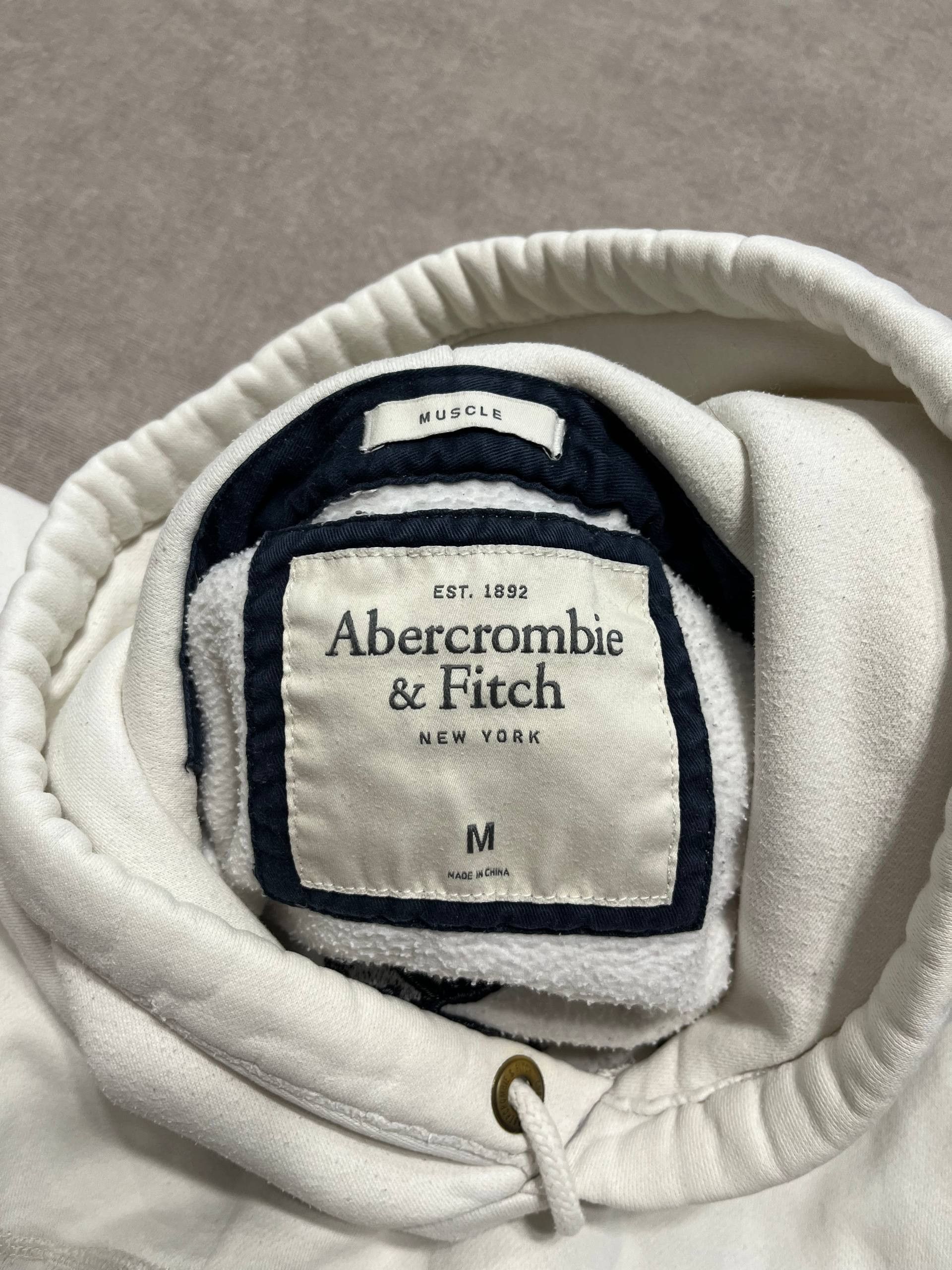Abercrombie & Fitch Abercrombie & Fitch Womens White Hoodie Vintage Size M Size M / US 6-8 / IT 42-44 - 10 Thumbnail