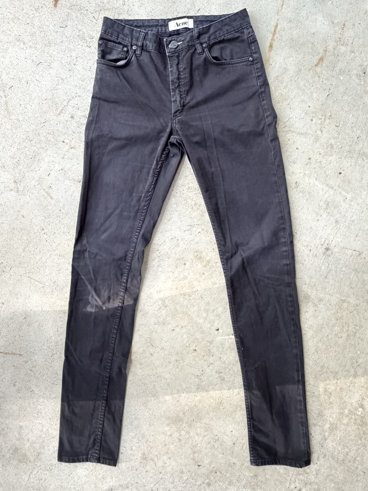 Acne Studios ACNE satin contrast trousers | Grailed