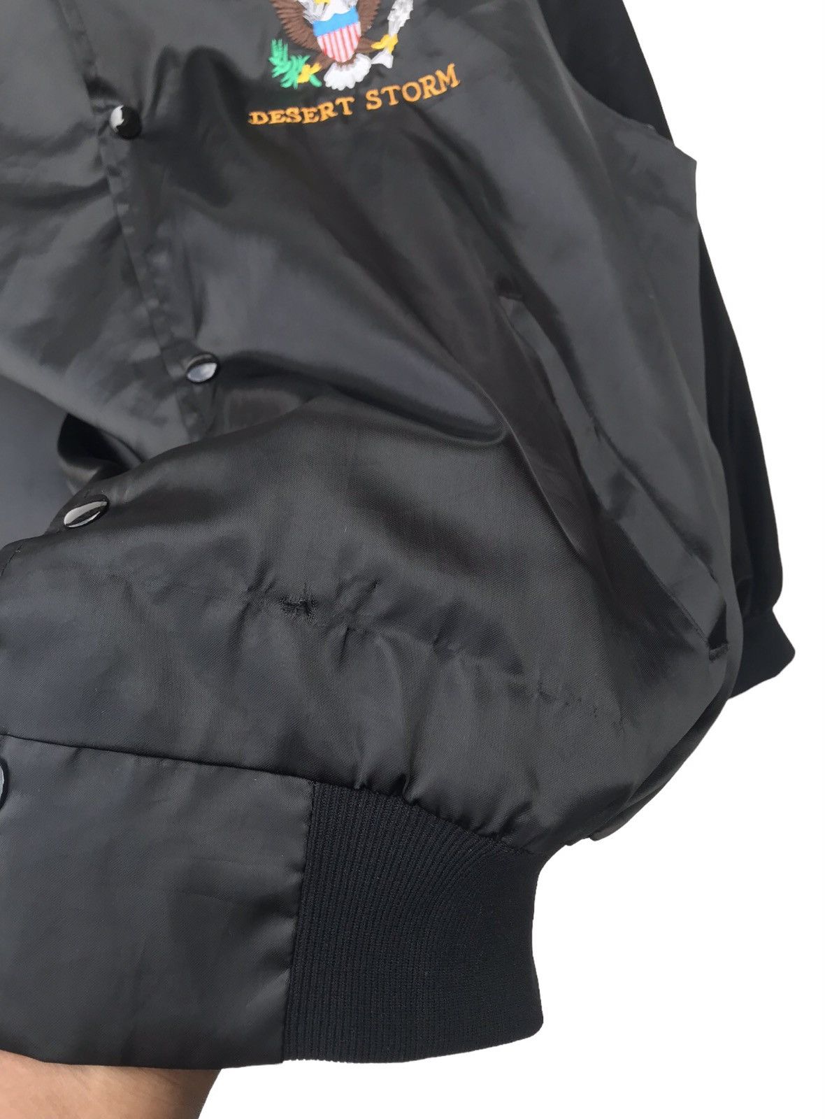 Vintage Vintage Operation Desert Storm Military Black Coach Jacket Size US XL / EU 56 / 4 - 7 Thumbnail