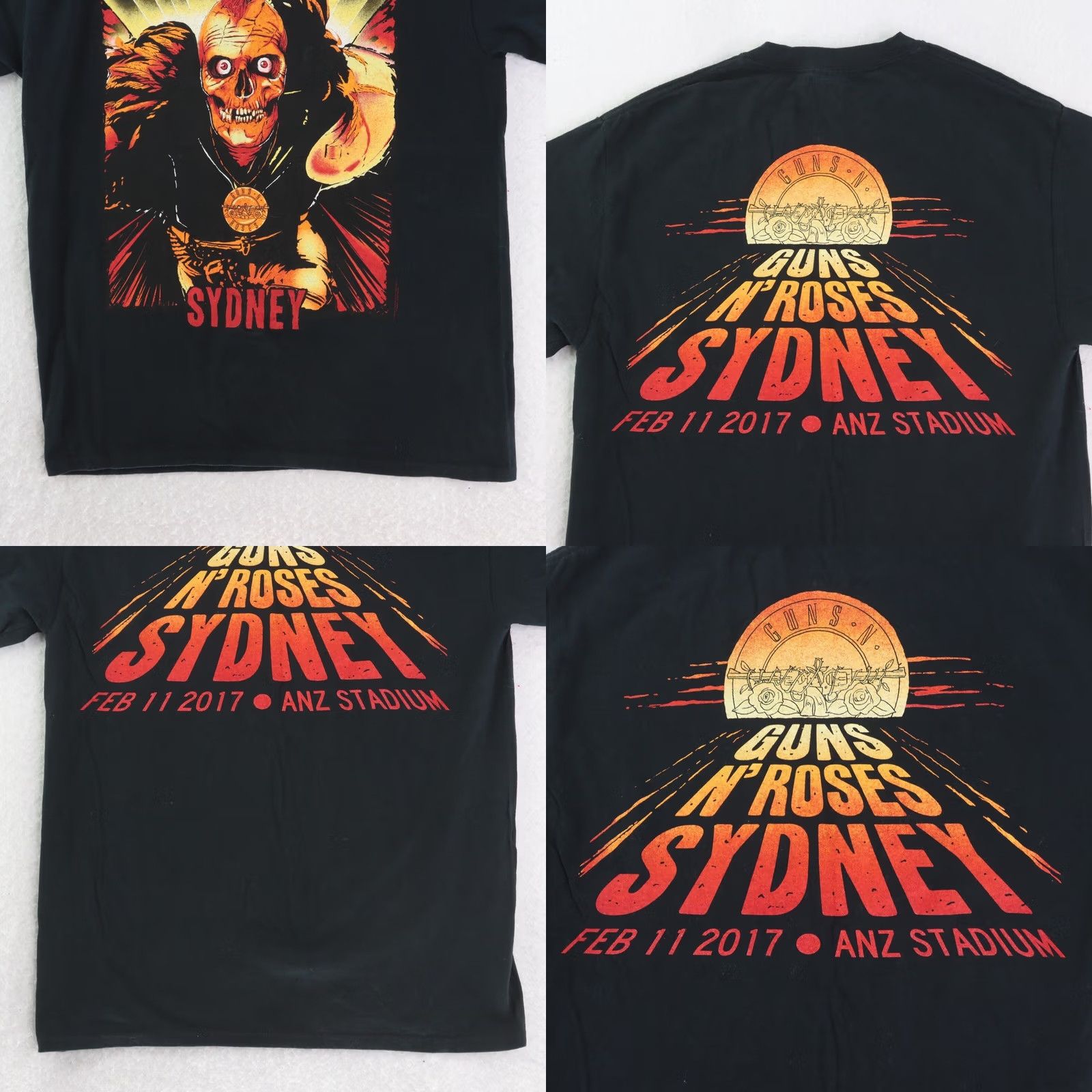 Gildan Guns N’ Roses Sydney 2017 RARE T-shirt Medium Black Gildan Men T-Shirt M Size US M / EU 48-50 / 2 - 8 Thumbnail